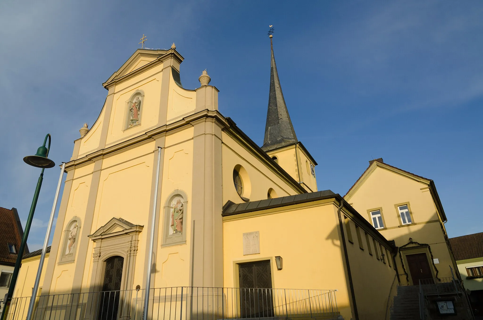 Photo showing: Poppenhausen, Kath. Pfarrkirche St. Jakob