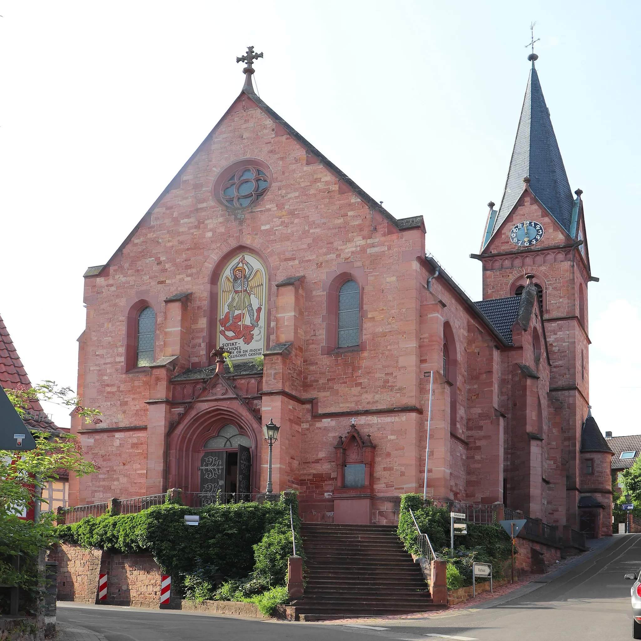 Photo showing: Glattbach, Hauptstrasse 112, catholic parish church 'Mariä Himmelfahrt' (Assumption of Mary)