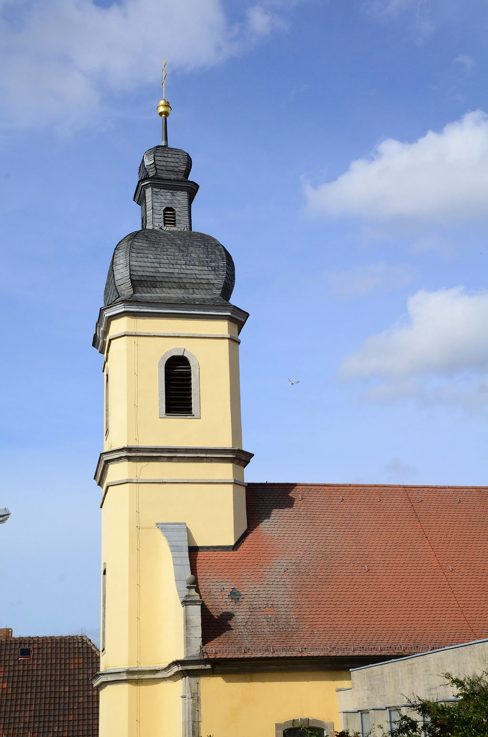 Photo showing: kath. Pfarrkirche St. Martin in Kleinrinderfeld