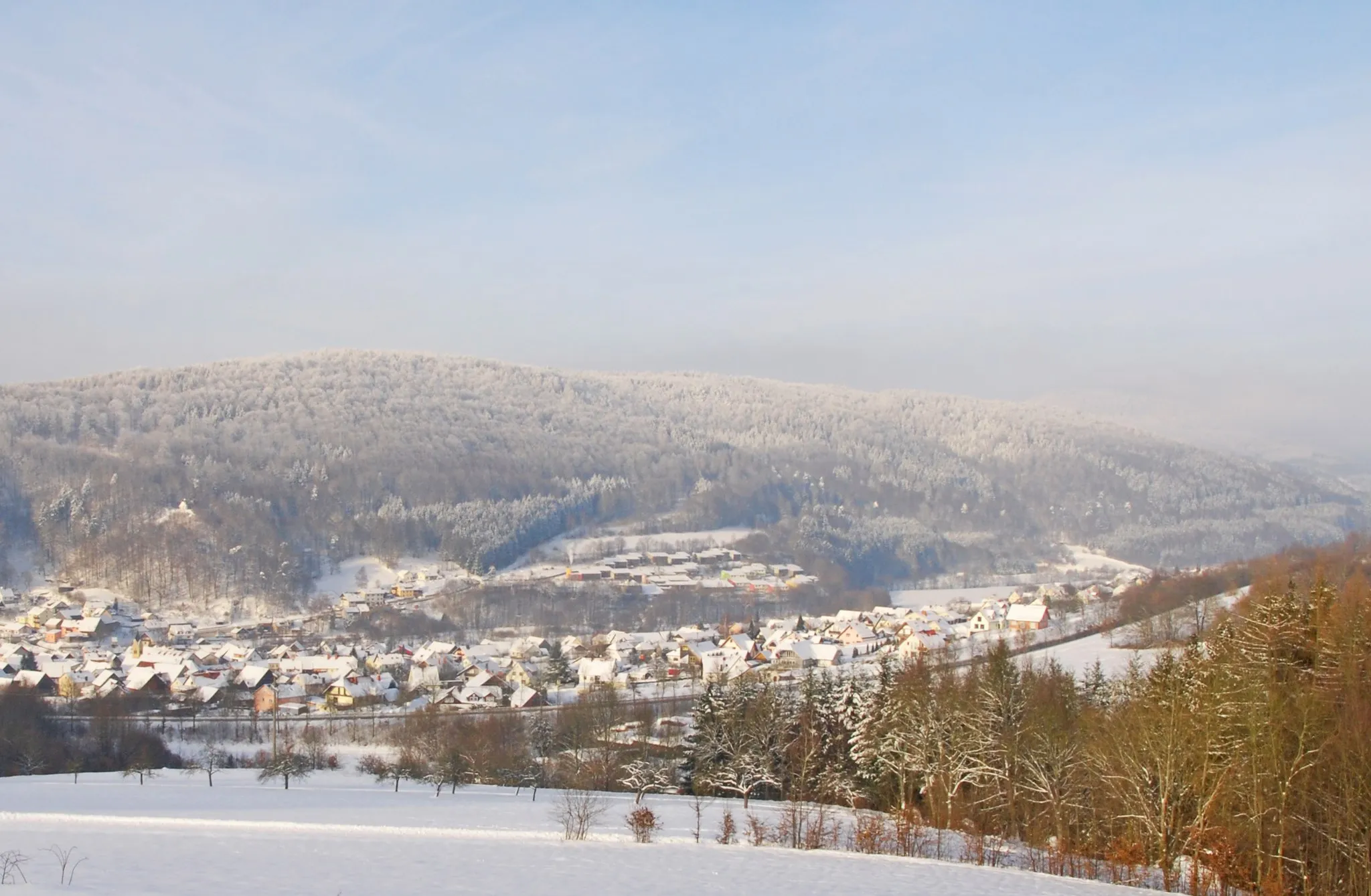 Photo showing: Riedenberg, Landkreis Bad Kissingen, view from SW