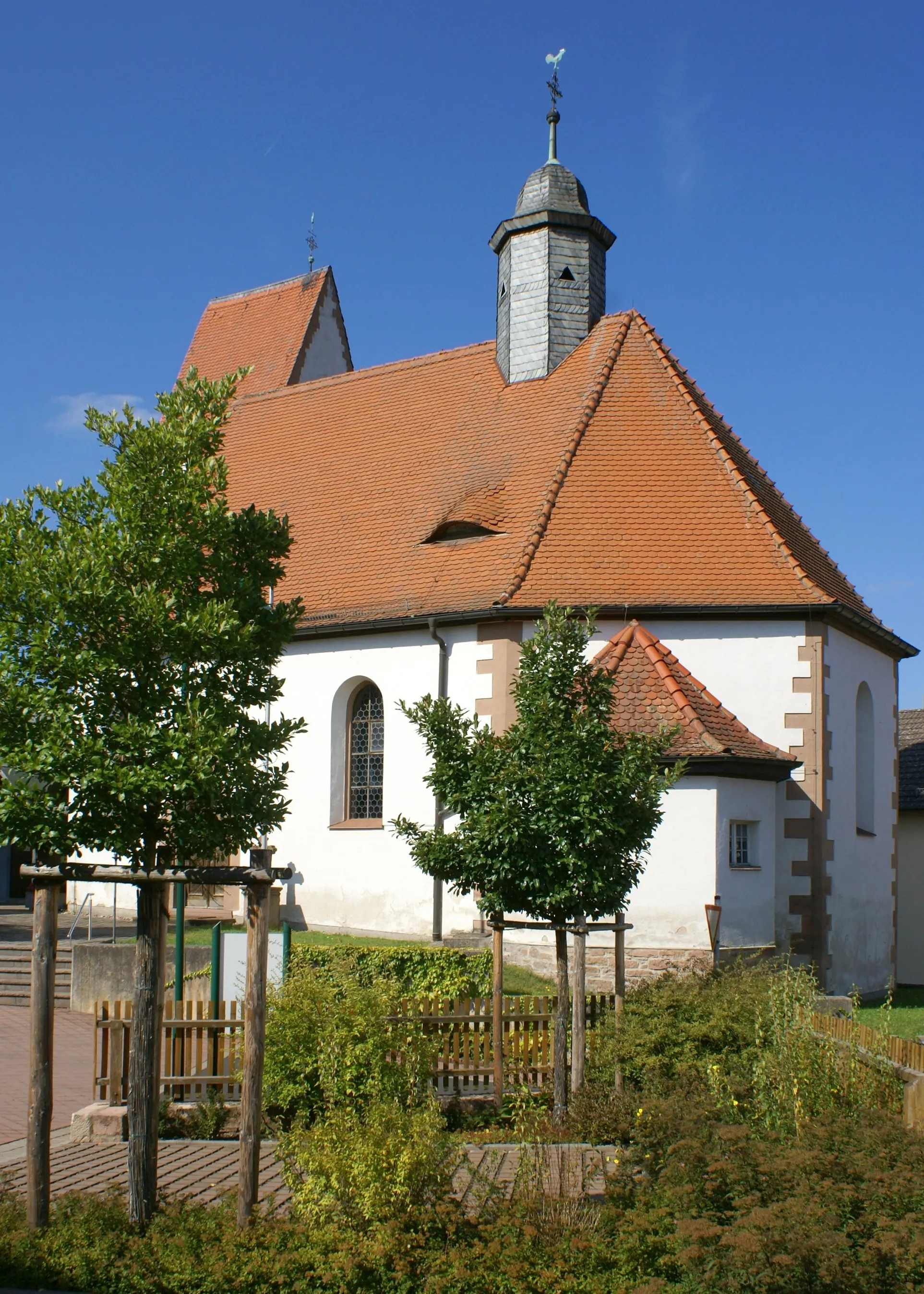 Photo showing: The church St. Andreas in Wiesthal