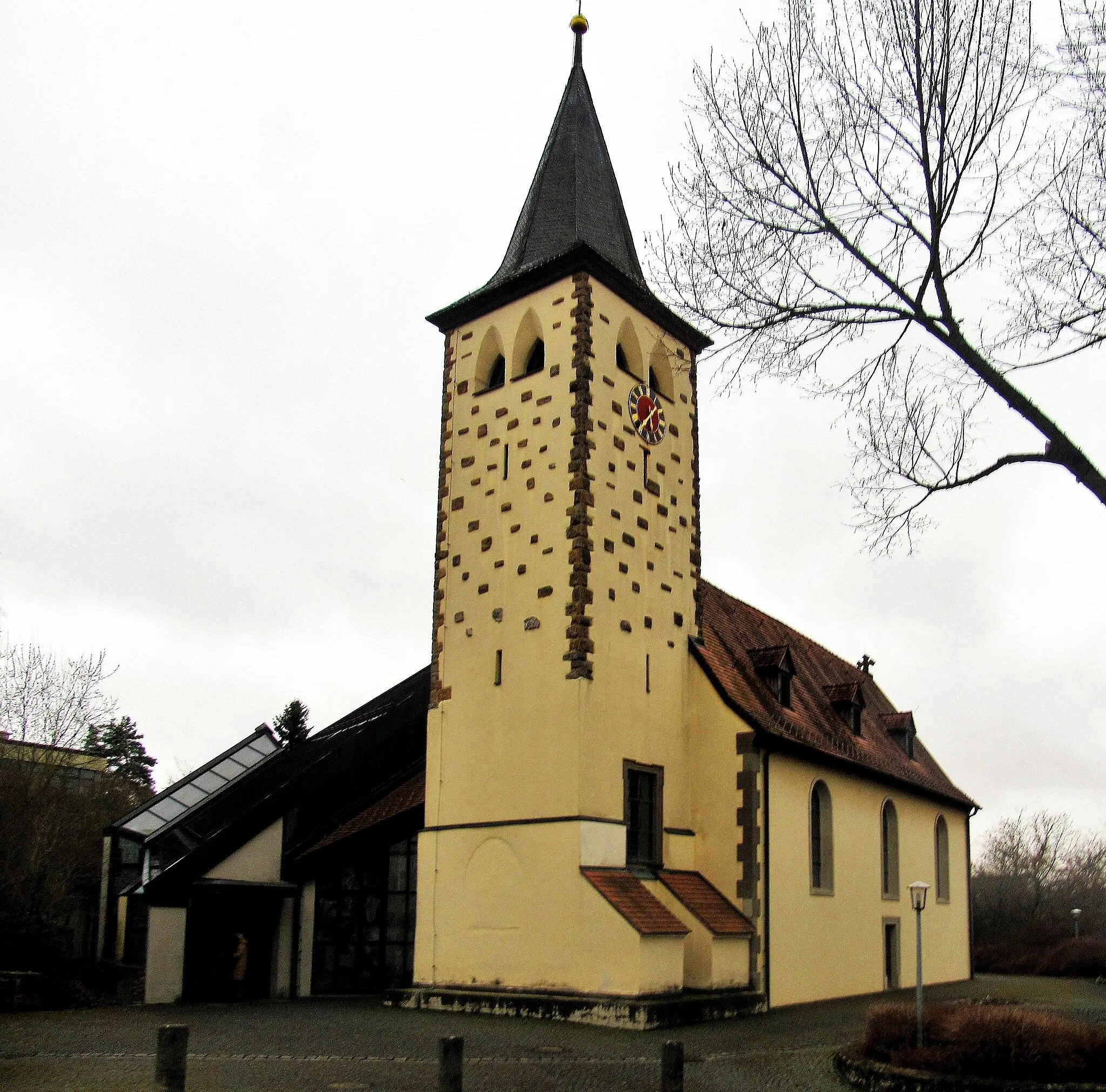 Photo showing: Üchtelhausen, katholische Kirche St. Jakob