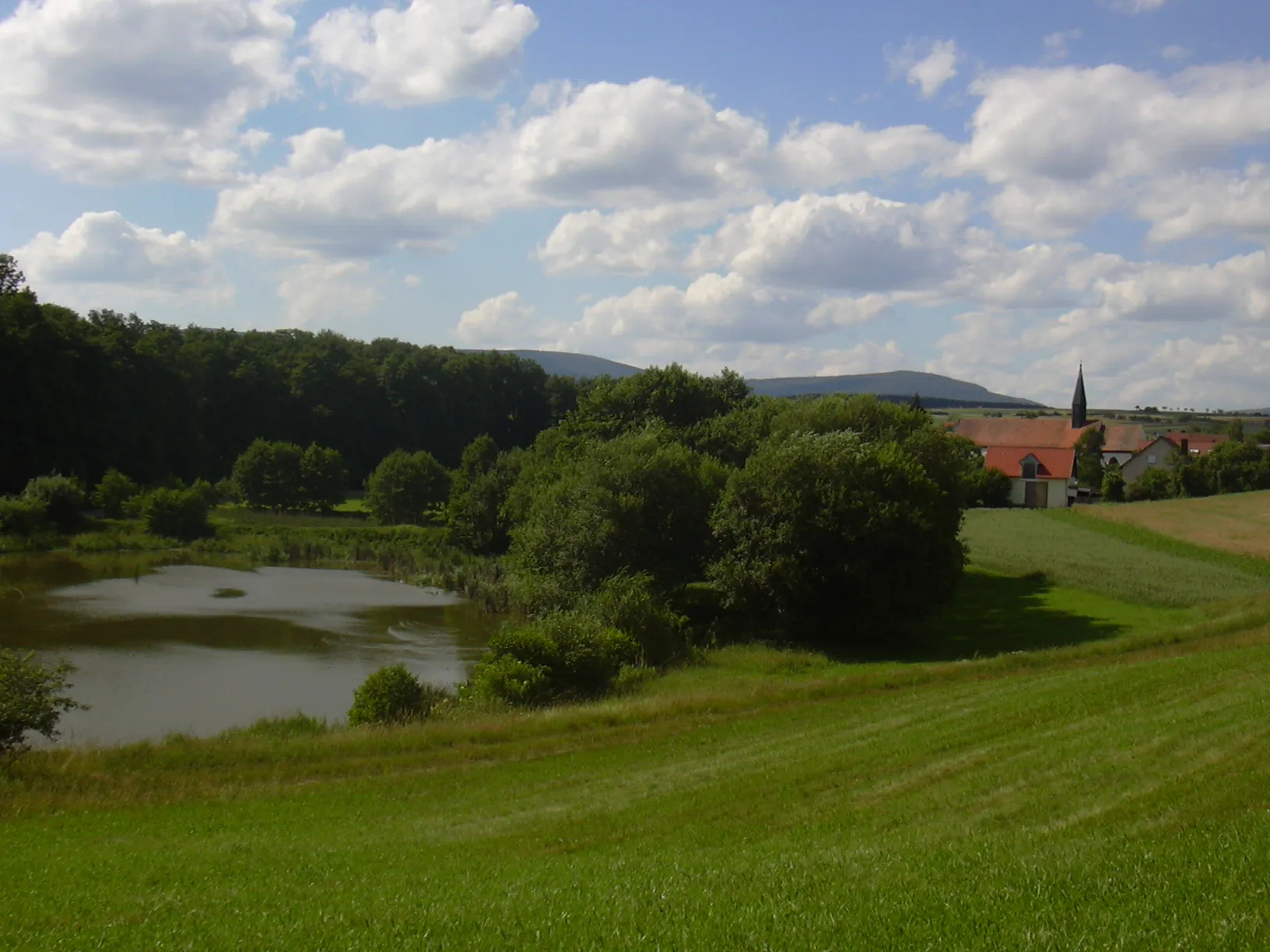 Photo showing: surroundings of Frauenroth, Burkardroth, Bavaria/Germany