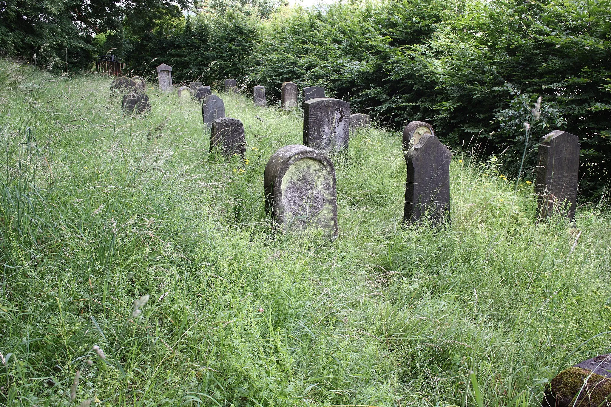 Photo showing: Jüdischer Friedhof in Aufenau, einem Ortsteil von Wächtersbach im Main-Kinzig-Kreis (Hessen)