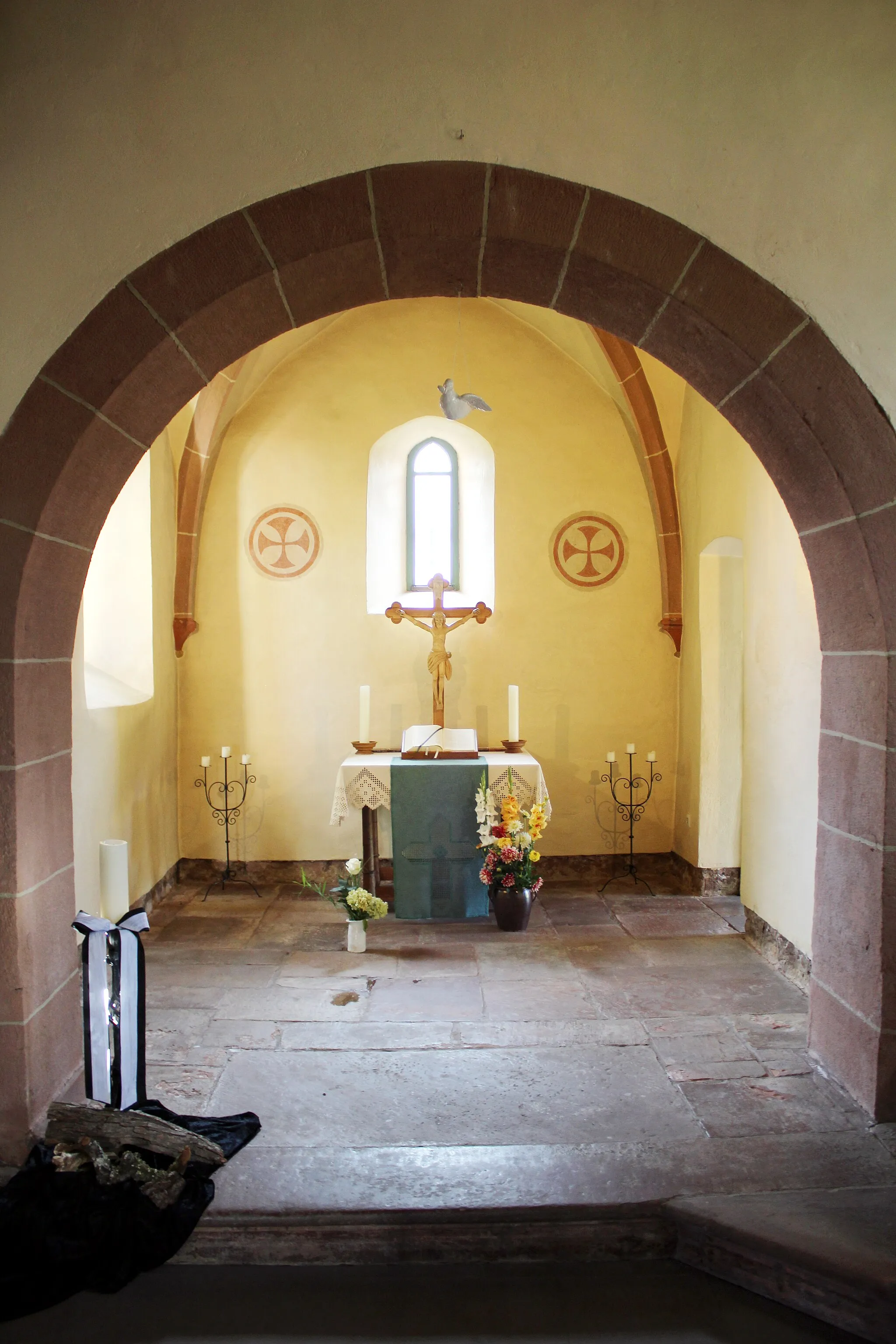 Photo showing: Evangelische Kirche Eidengesäß, Main-Kinzig-Kreis, Hessen, Deutschland