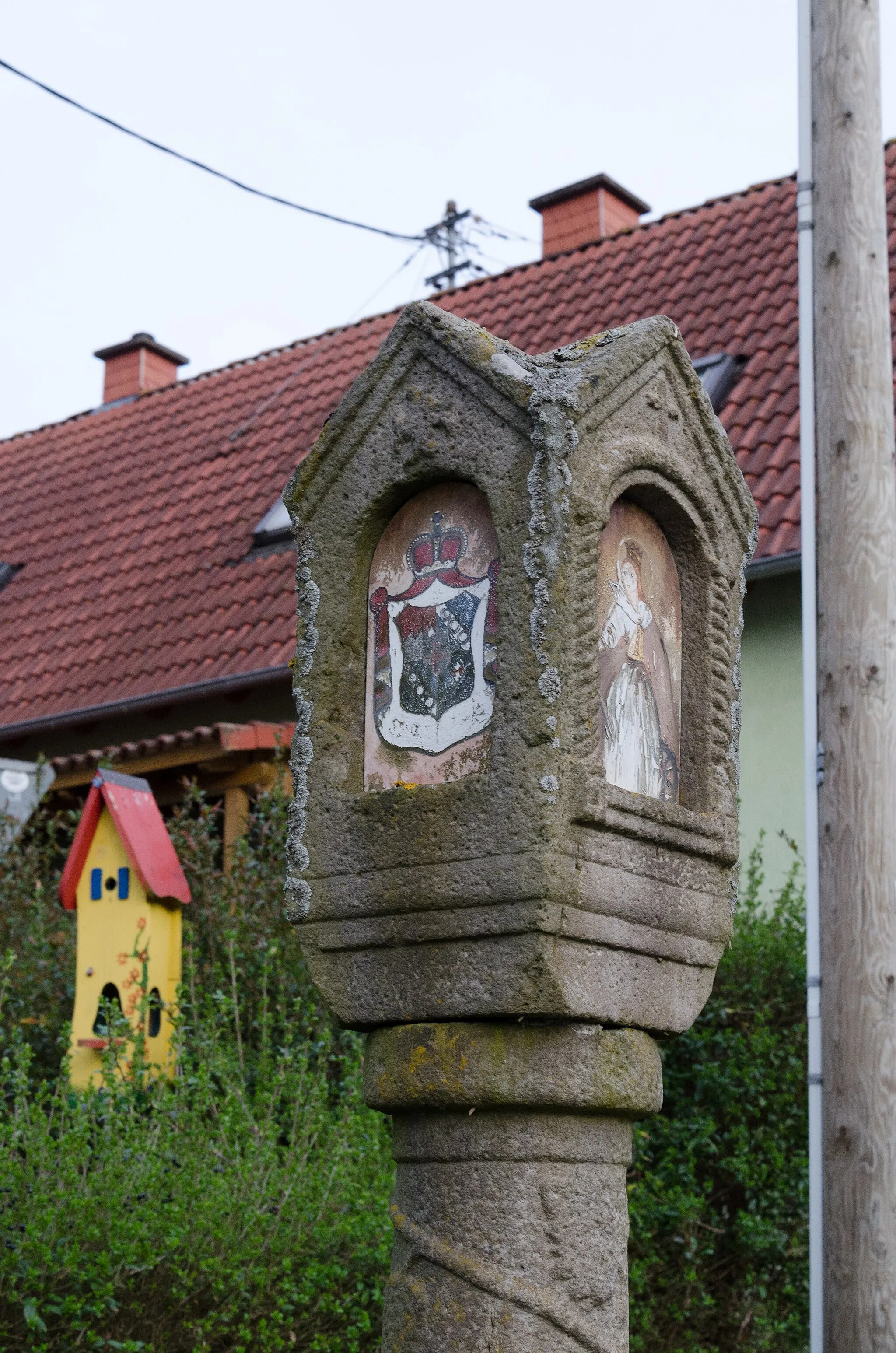 Photo showing: Bildstock, Großenbrach, Hauptstraße