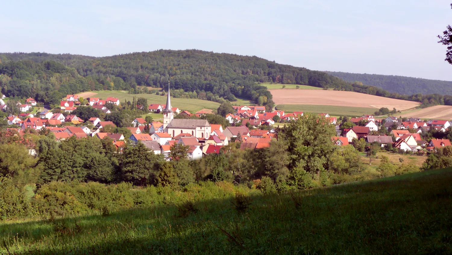 Photo showing: Aschach Panorama (15/08/09)