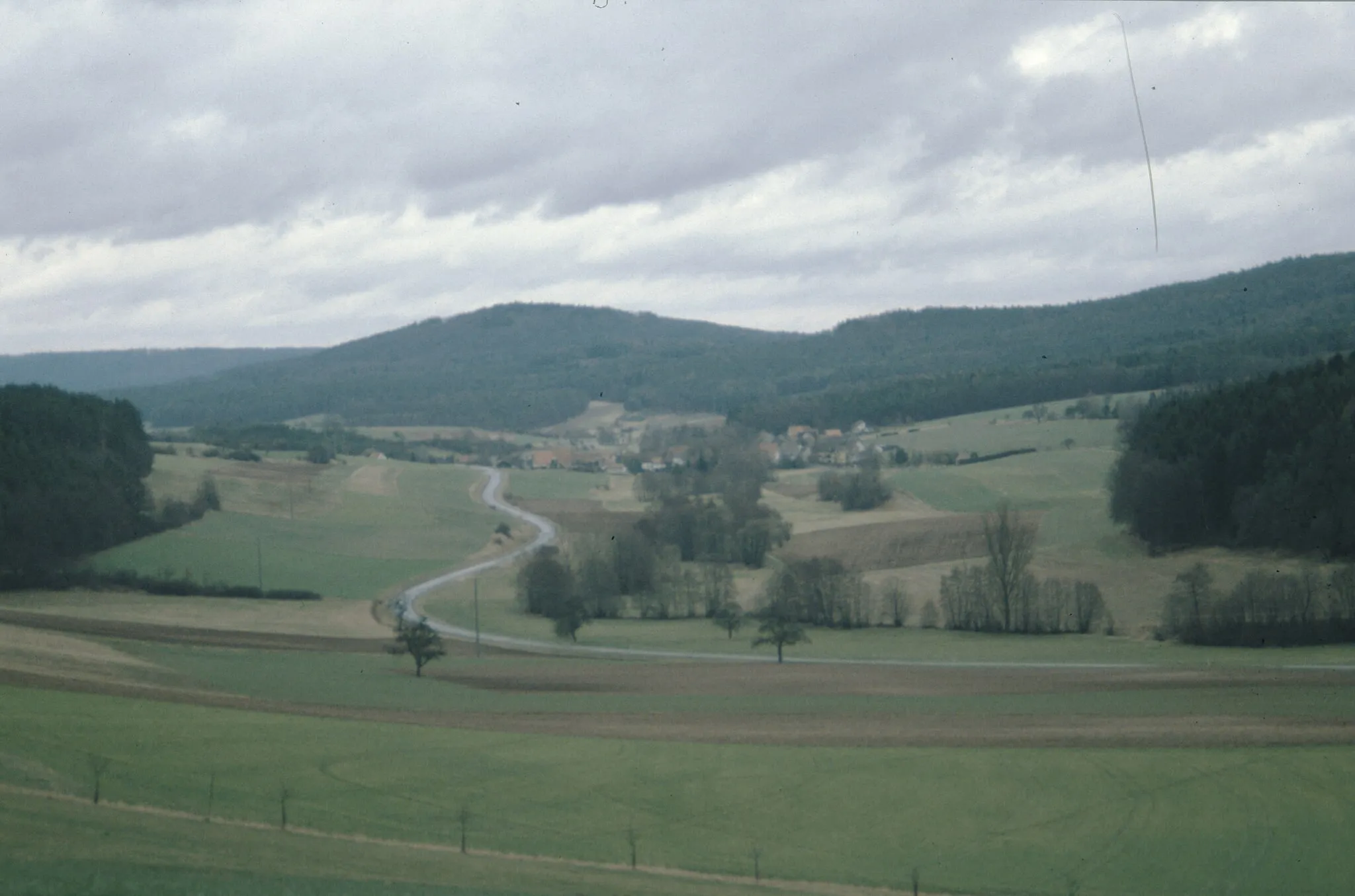 Photo showing: Ansicht von Nordwesten auf Albersdorf