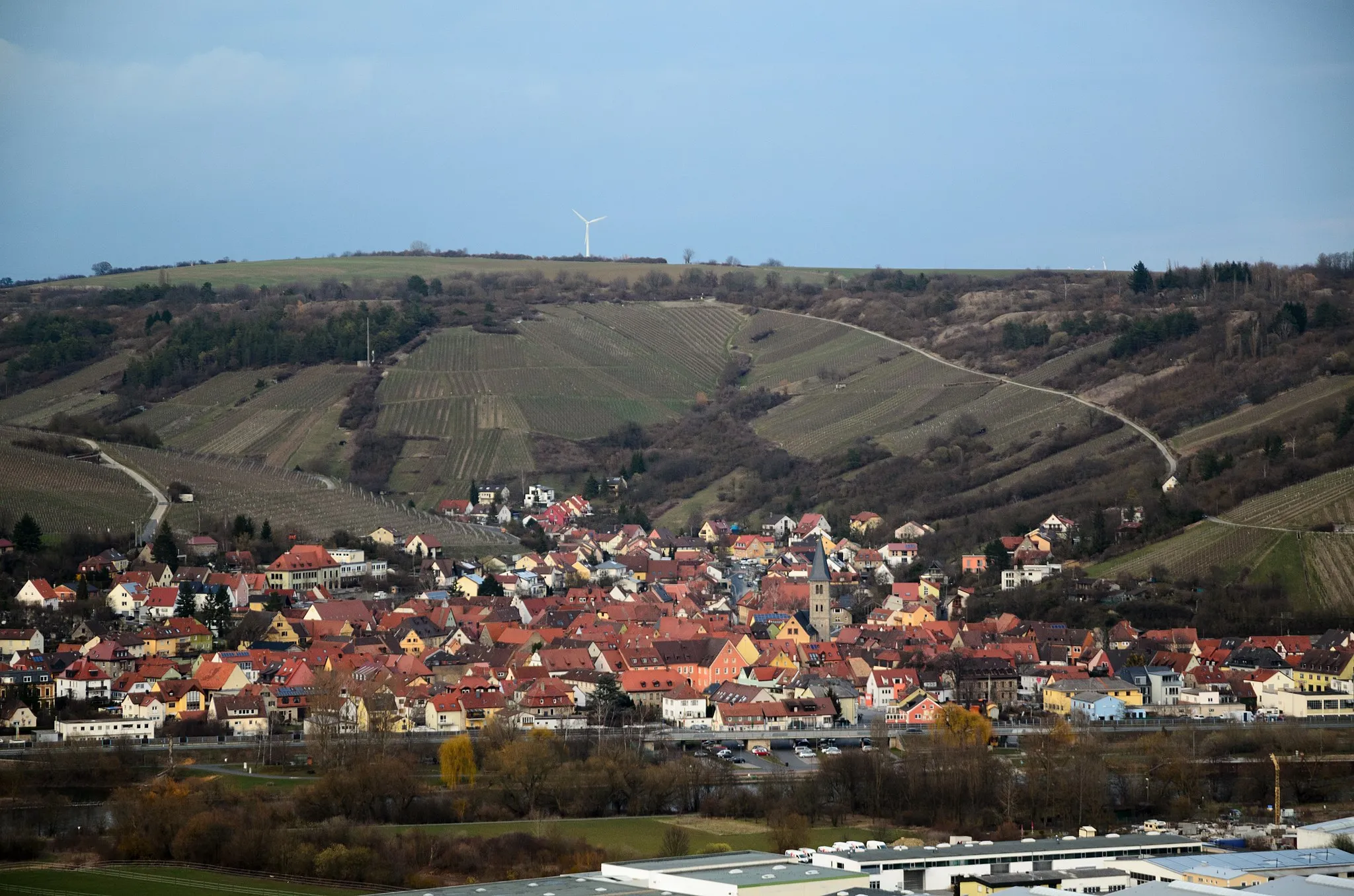 Photo showing: Randersacker, Panorama von Süden