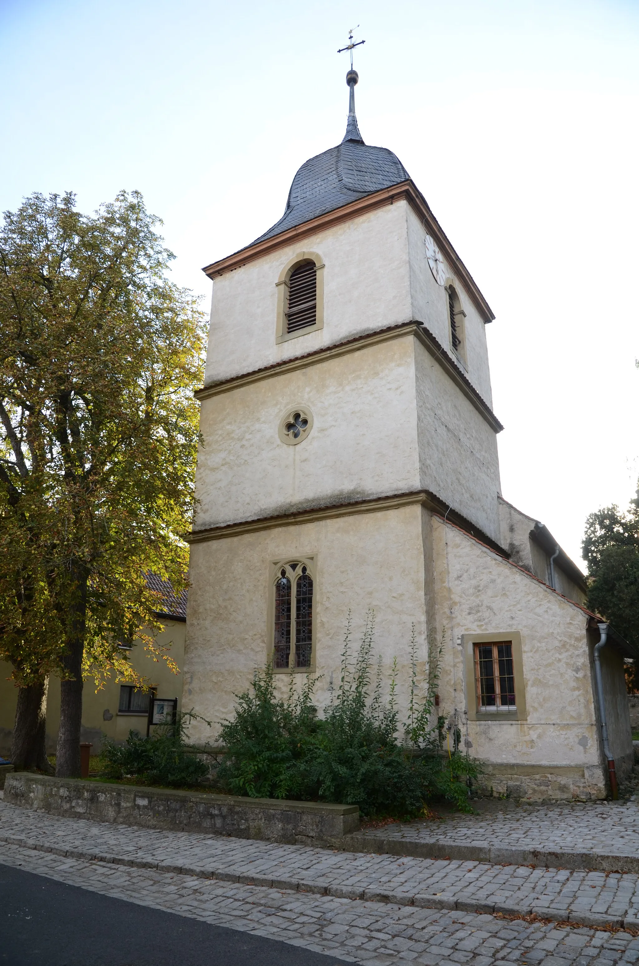 Photo showing: Erlach, Kirche St. Johannes
