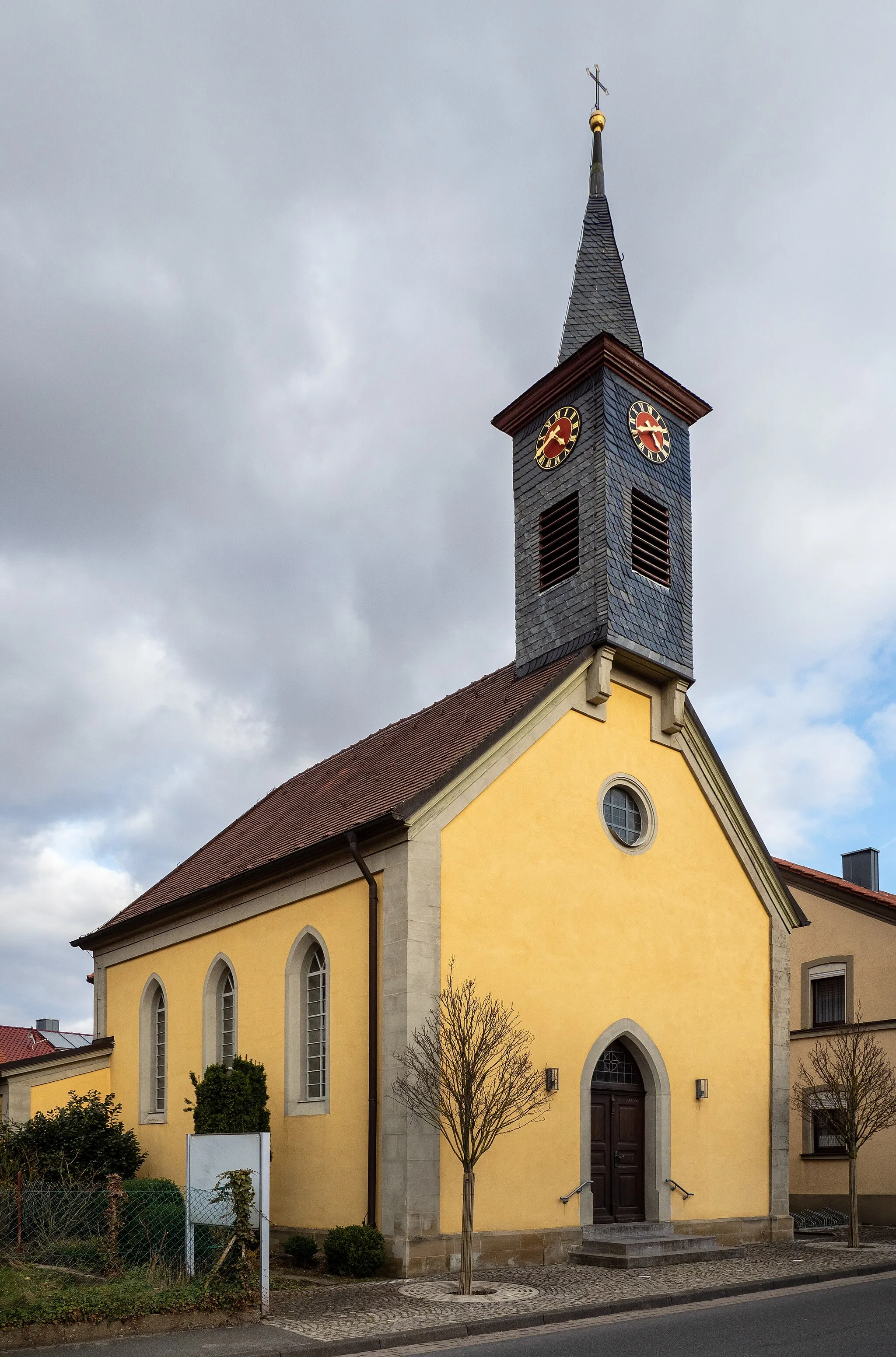 Photo showing: Catholic branch Church of St. Andrew in Geesdorf