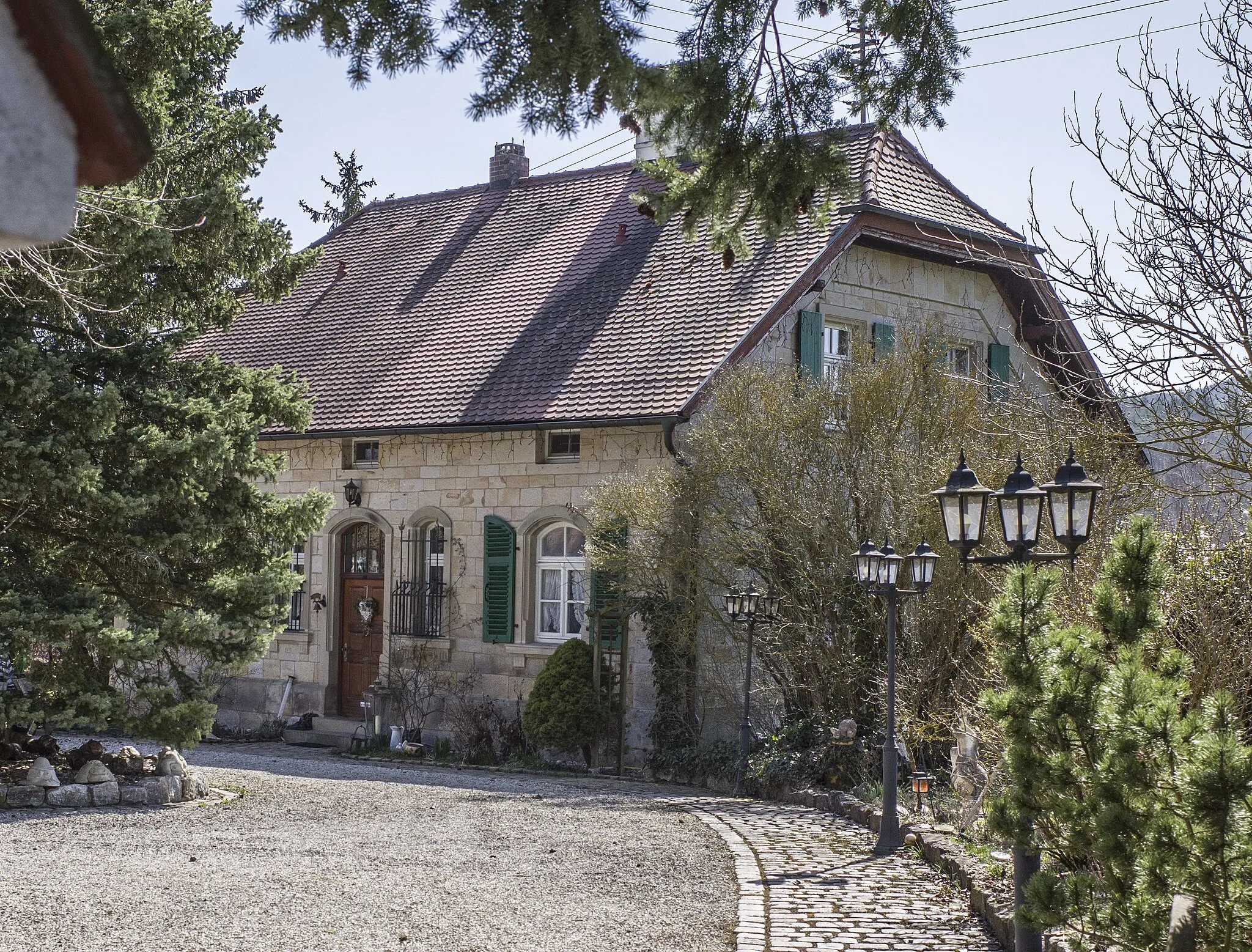 Photo showing: Ehemaliges Forsthaus in Hohnhausen (Burgpreppach)