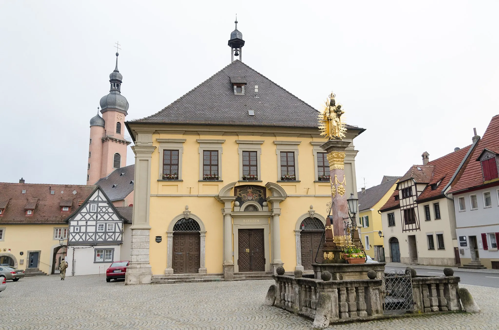 Photo showing: Eibelstadt, Rathaus