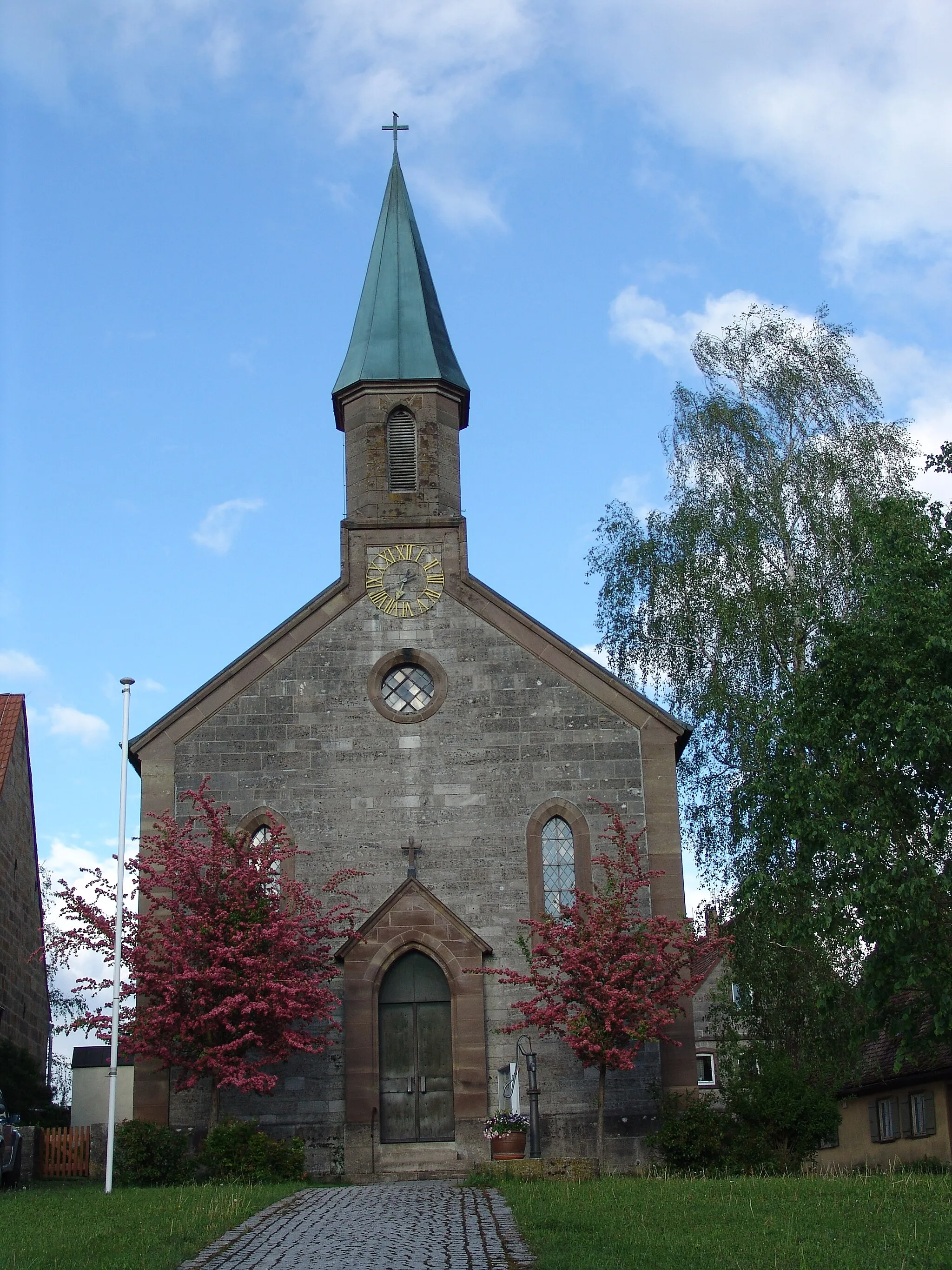 Photo showing: evang-luth. Kirche in Großharbach