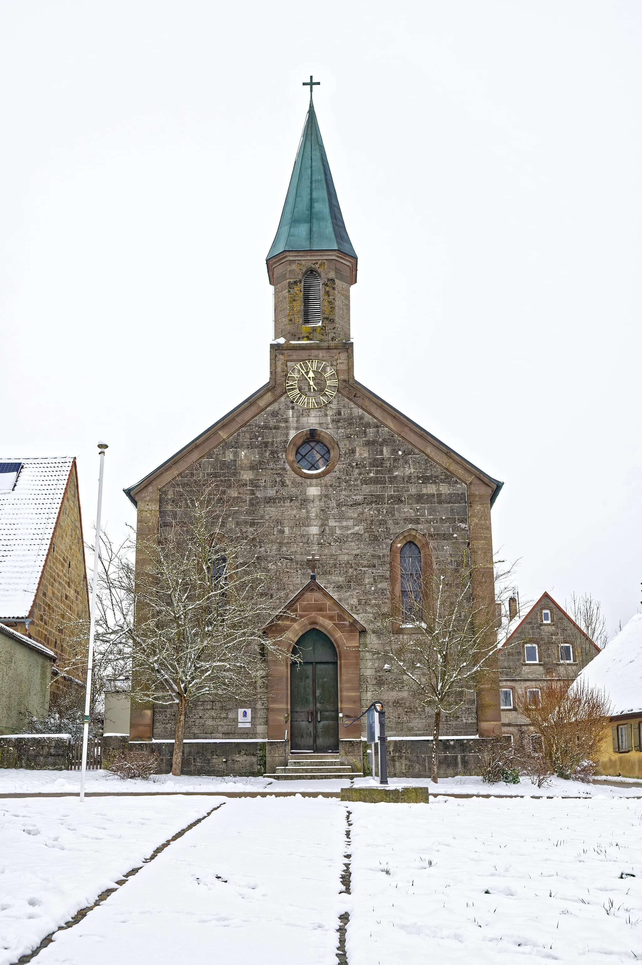 Photo showing: Adelshofen: Großharbach, Michaelskirche, D-5-71-111-7