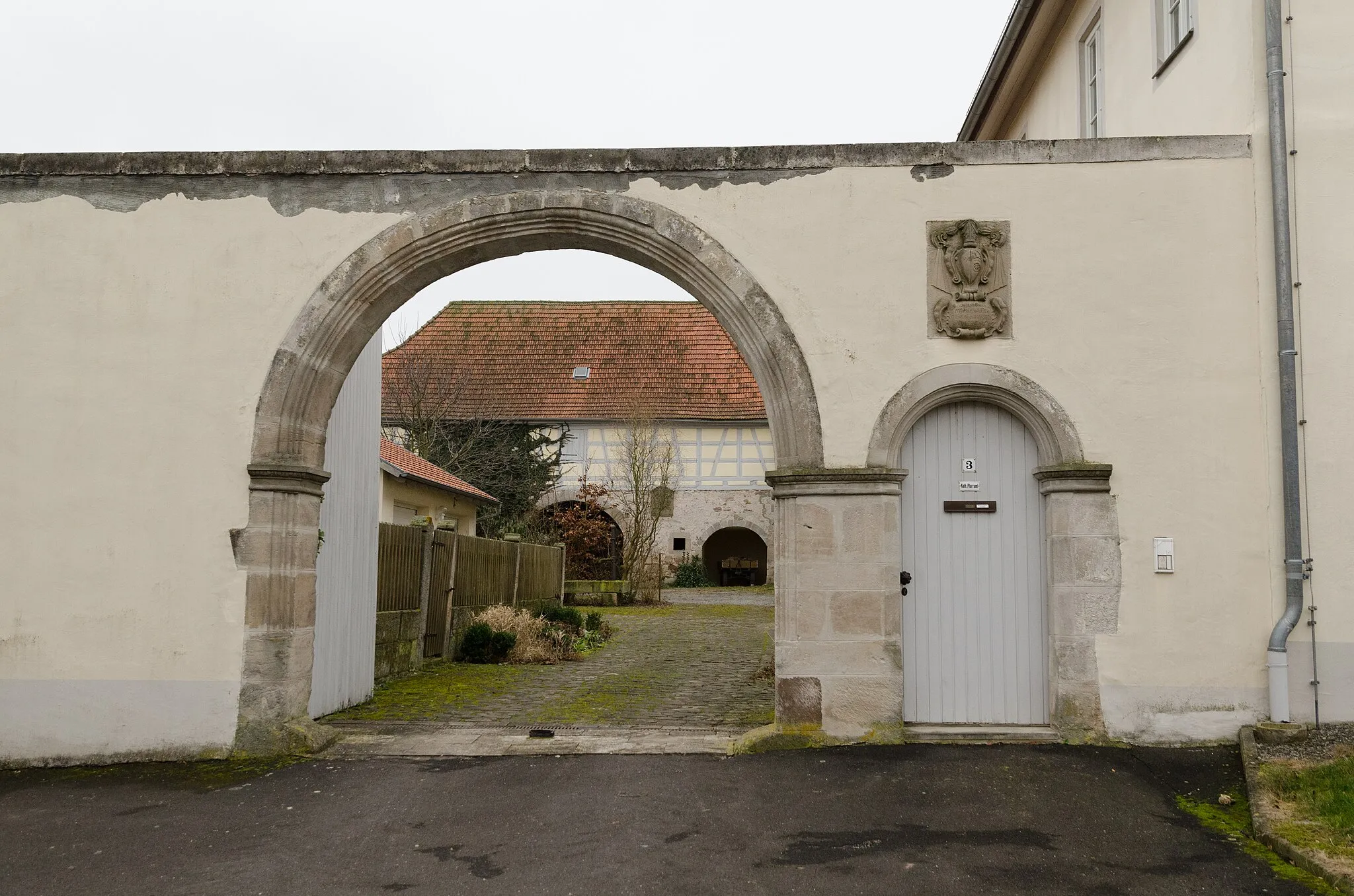 Photo showing: Bad Königshofen im Grabfeld, Merkershausen, Obere Gasse 3