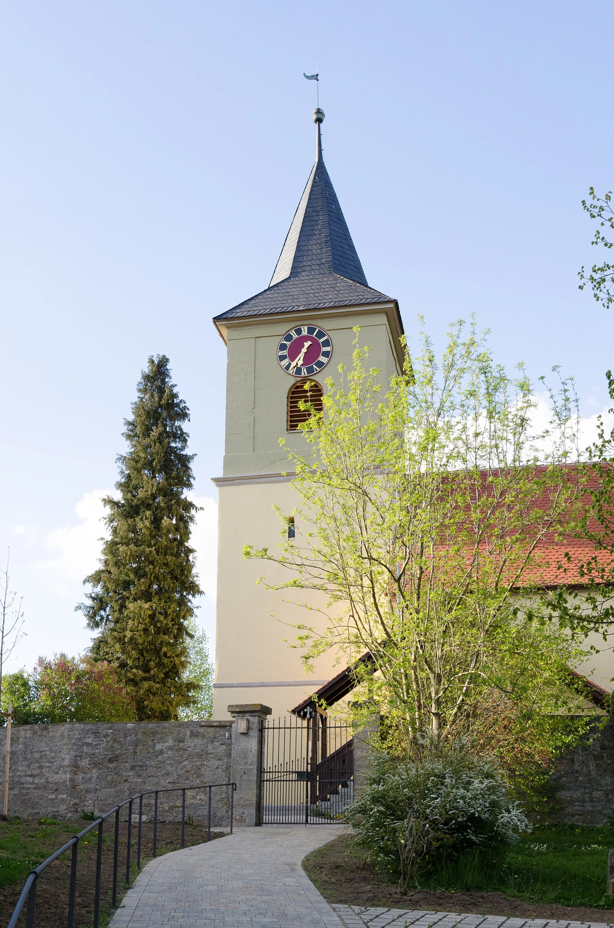 Photo showing: Hemmersheim, Lipprichhausen, Evangelisch-lutherische Pfarrkirche St. Maria