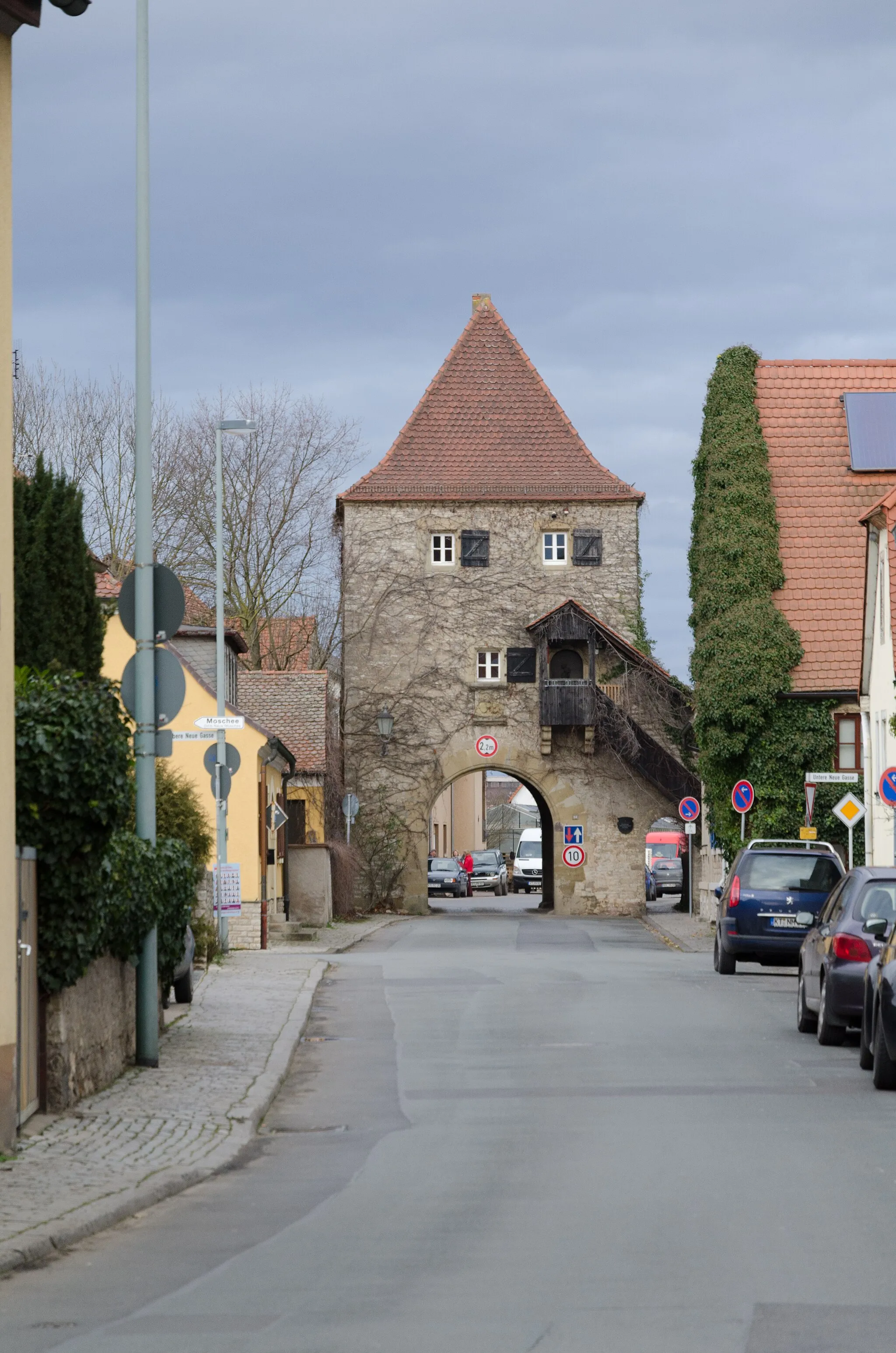 Photo showing: Großlangheimer Tor in Kitzingen