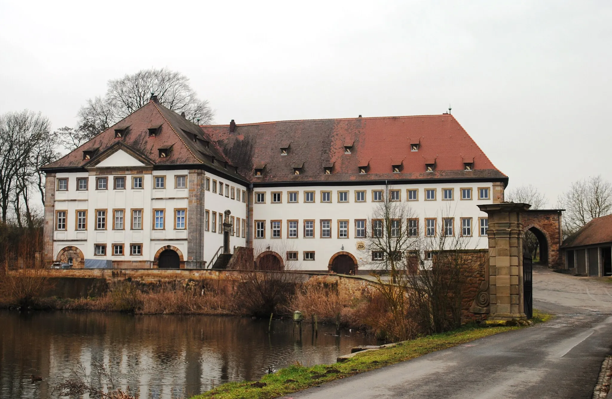 Photo showing: Schlossanlage, Schloss Bimbach, Prichsenstadt-Bimbach
