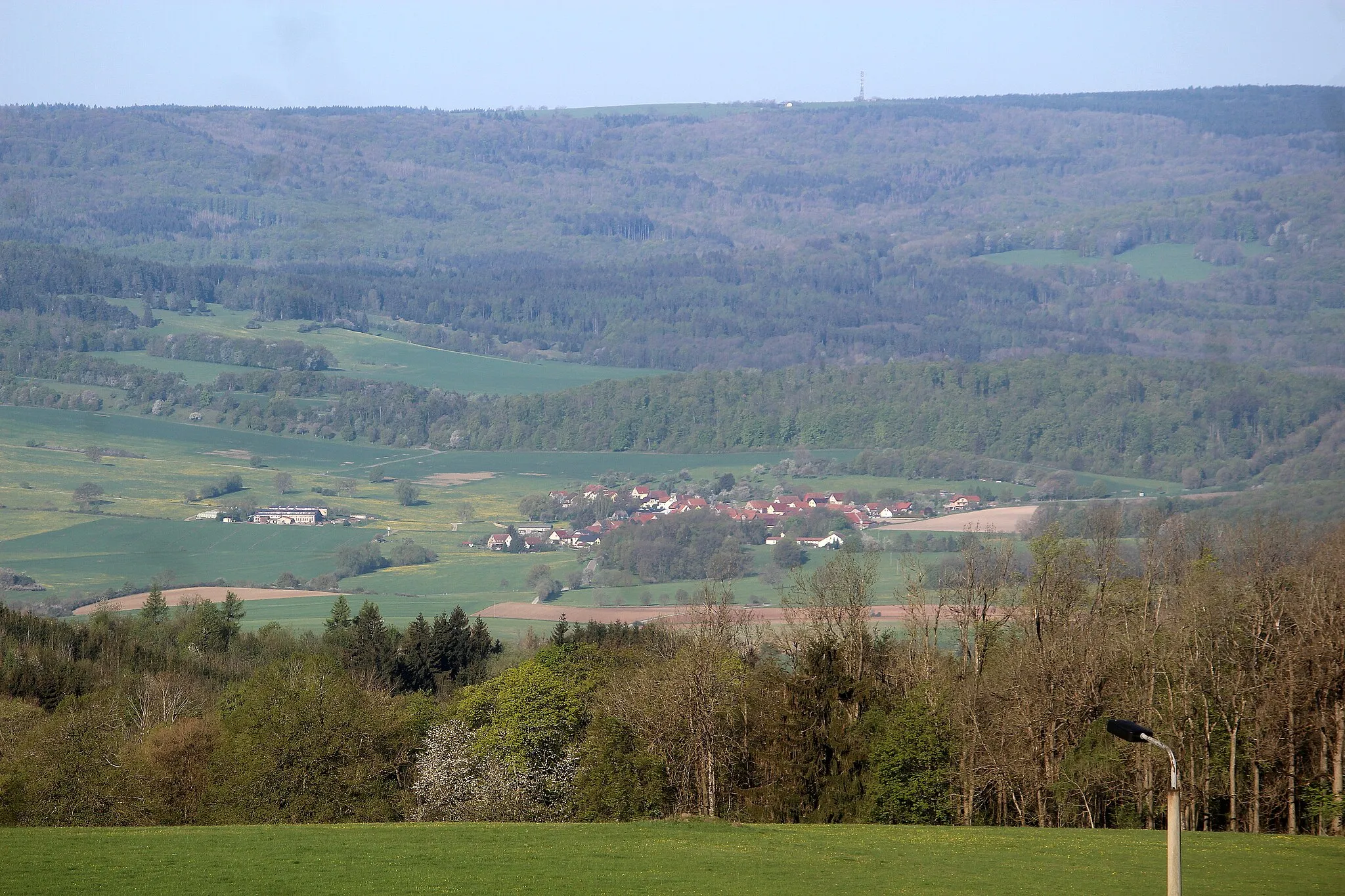 Photo showing: Gebaberg, view to Schafhausen