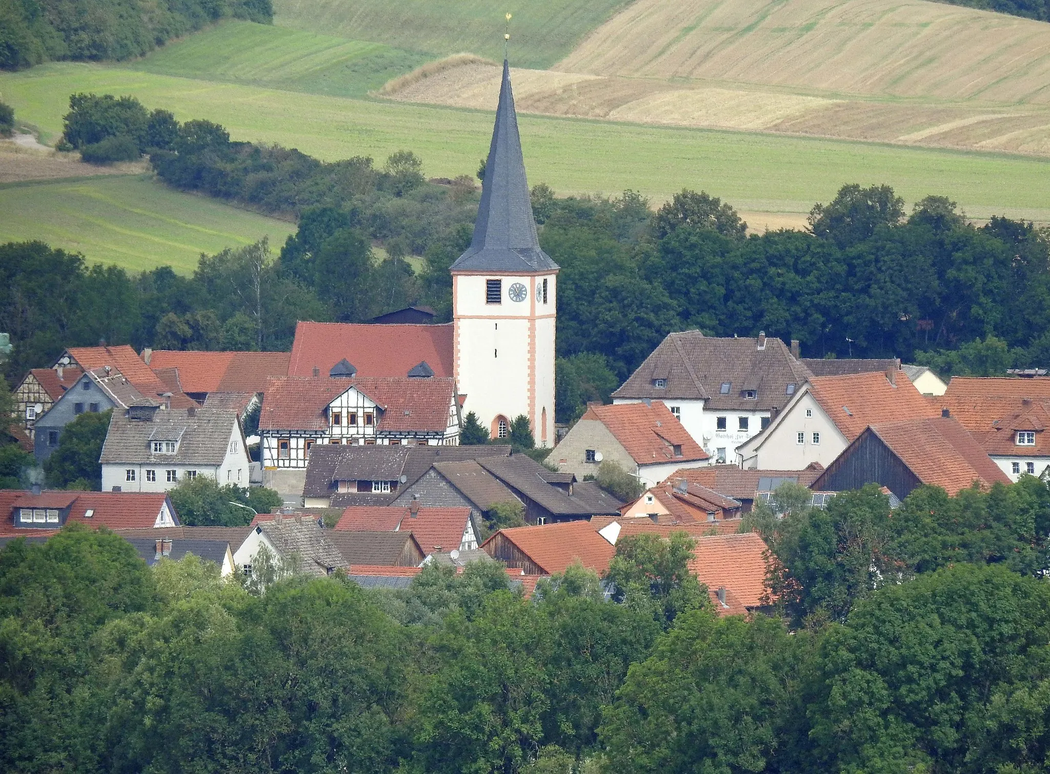 Photo showing: Roßfeld von Süden
