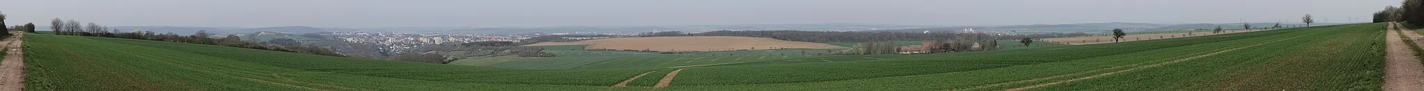 Photo showing: Panoramic view at Gieshügel