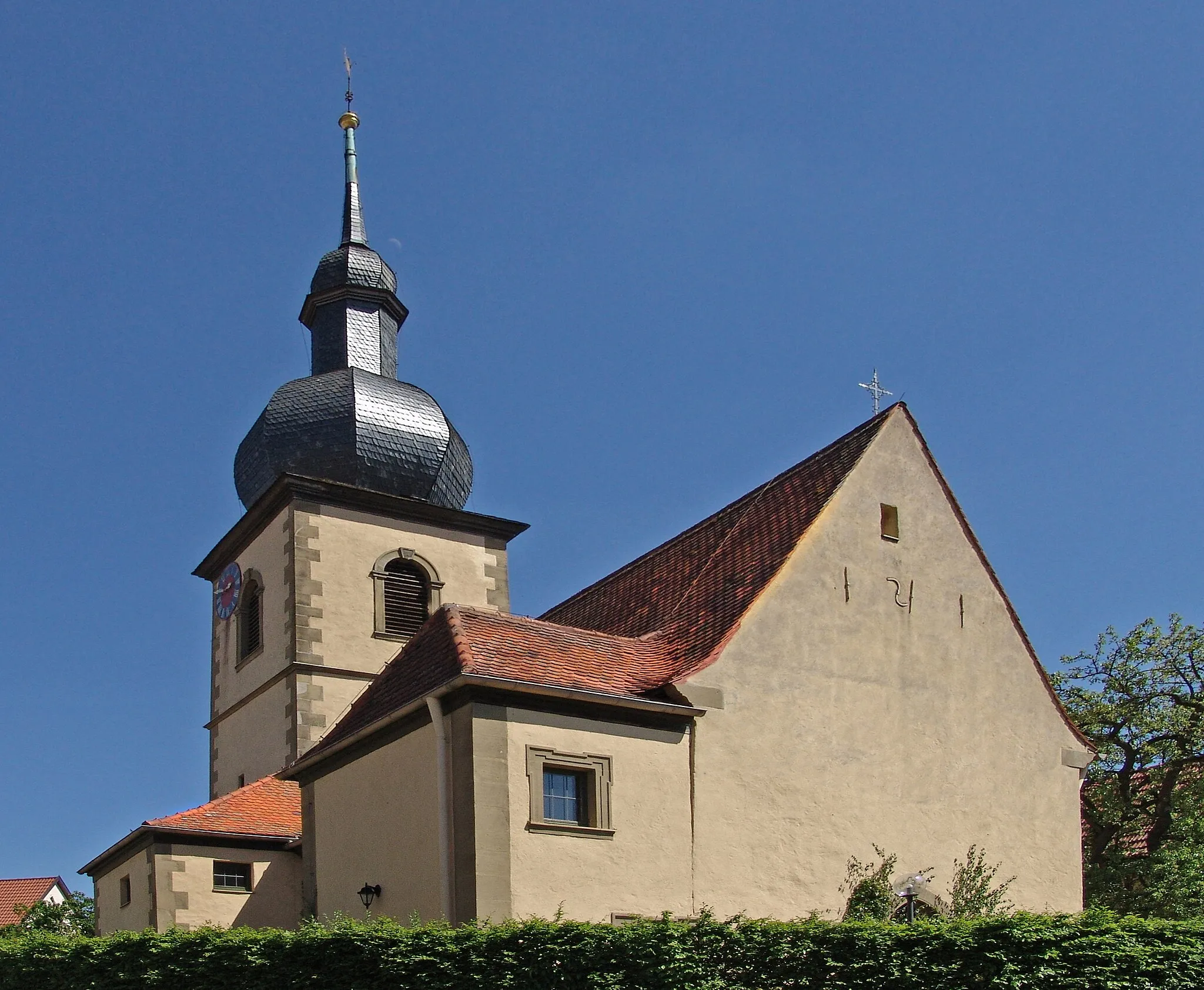 Photo showing: Niederwerrn - ev.-luth. Dorfkirche