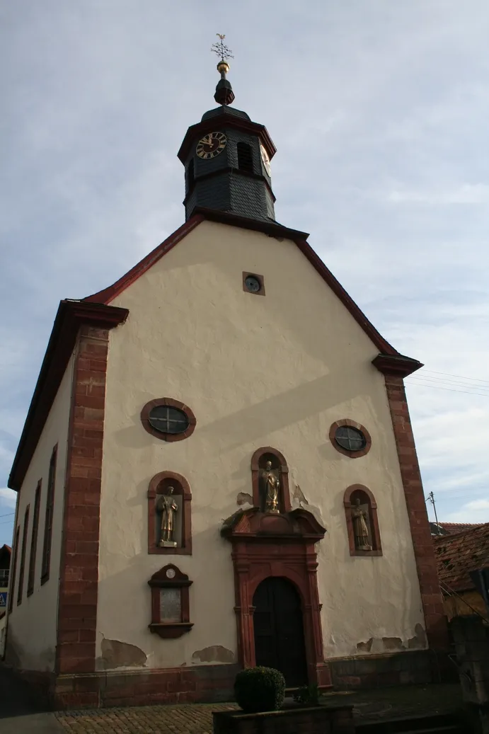 Photo showing: Johanneskirche in Elsenfeld, OT Rück
