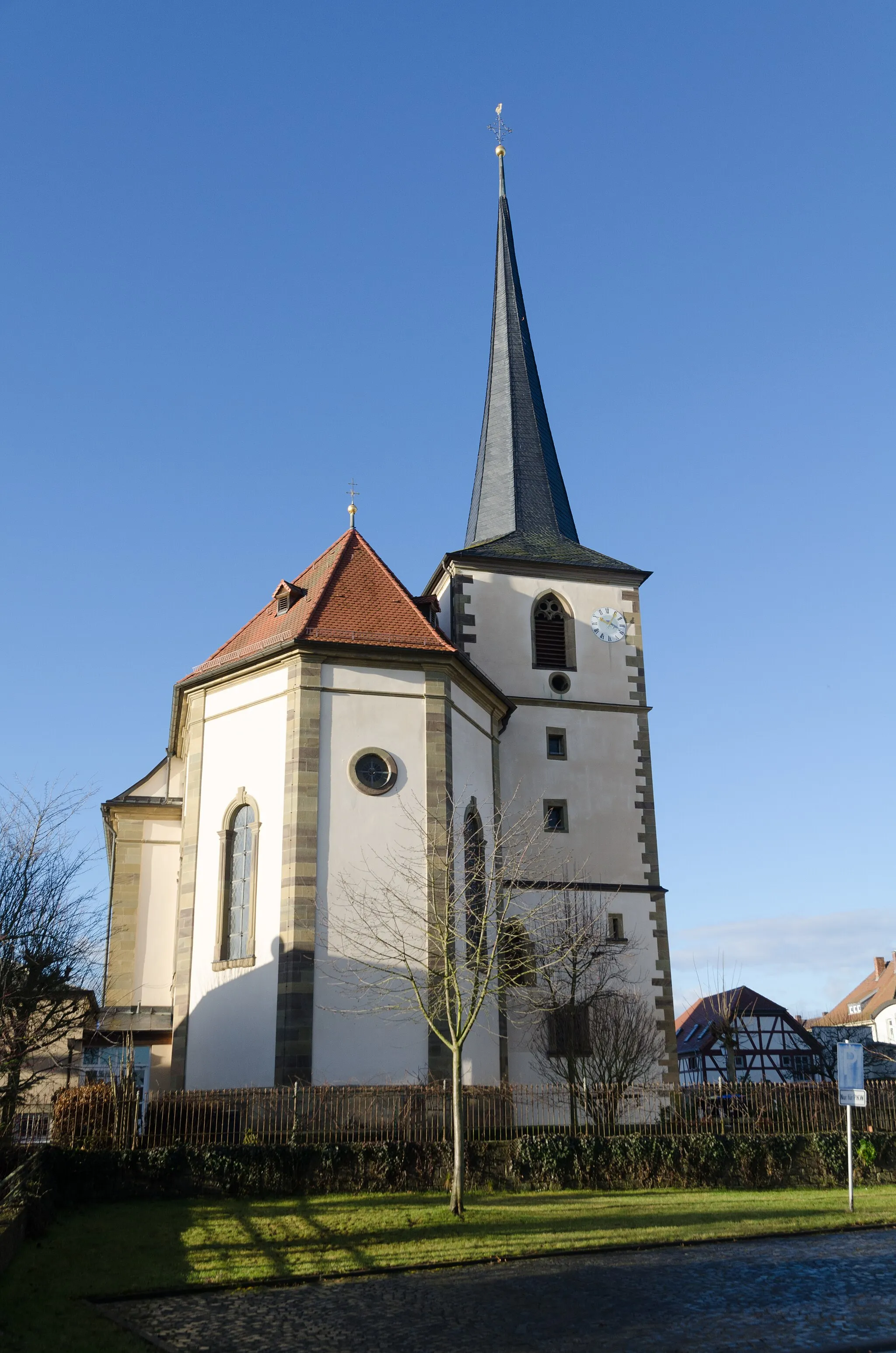 Photo showing: Werneck, Zeuzleben, Katholische Pfarrkirche St. Bartholomäus