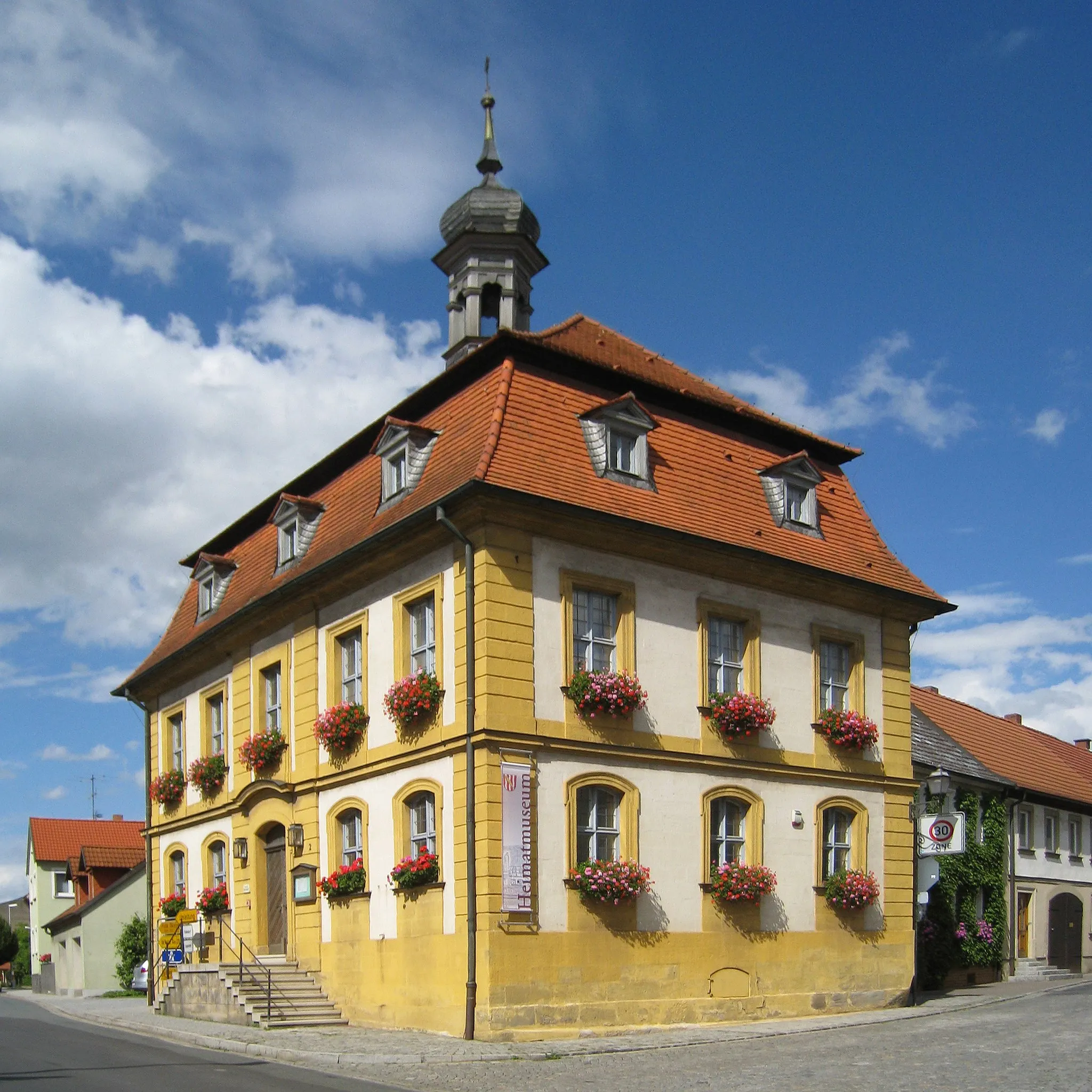 Photo showing: Altes Rathaus der Stadt Baunach, Schloss Schadeck, jetzt Heimatmuseum