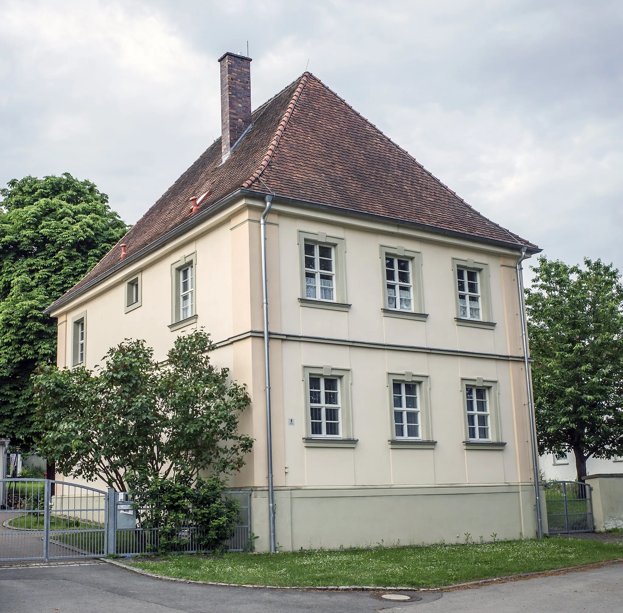 Photo showing: Pfarrhaus in Aub (Bad Königshofen)