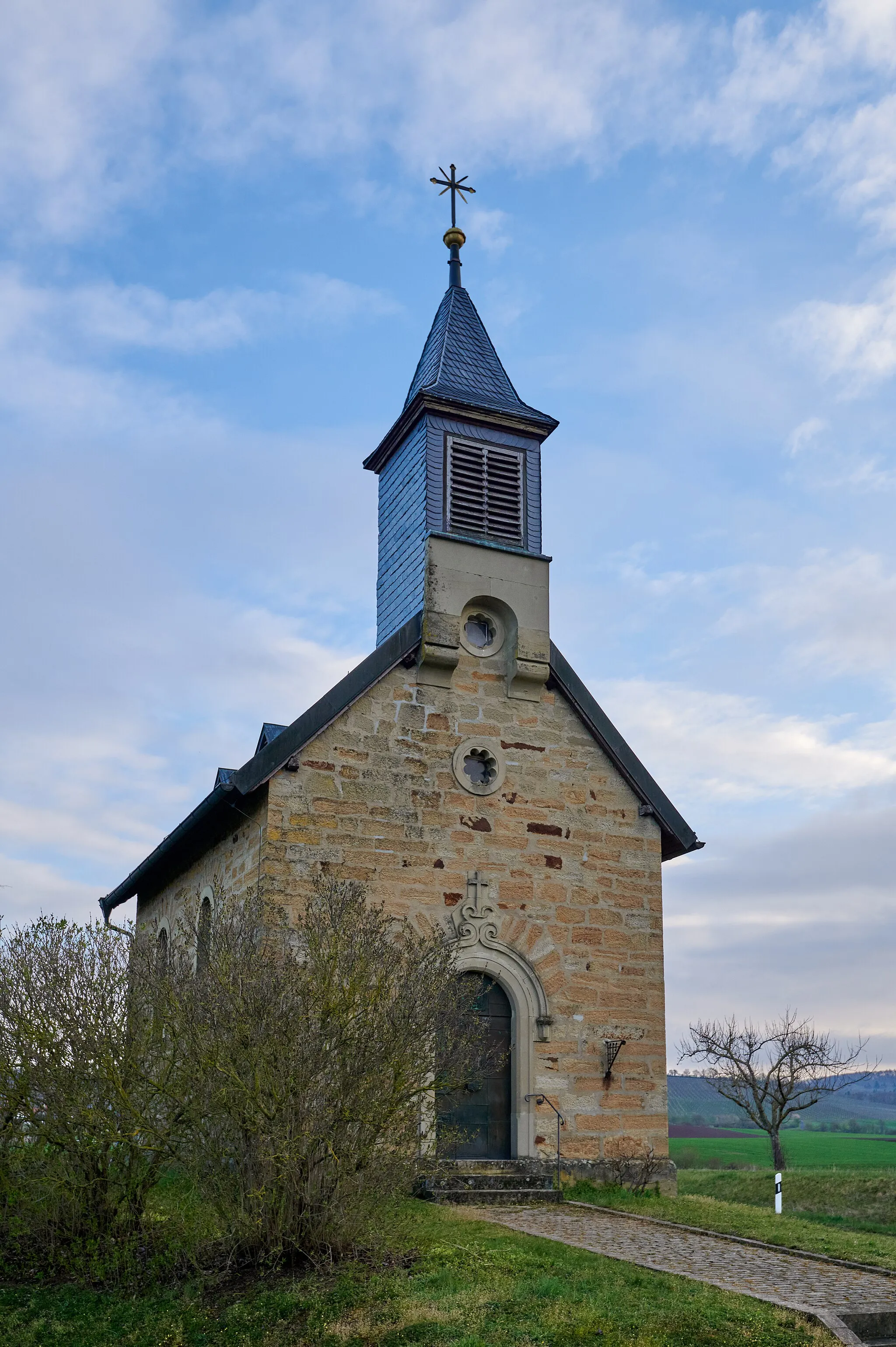 Photo showing: Oberschwarzach: Düttingsfeld, St. Wendelin