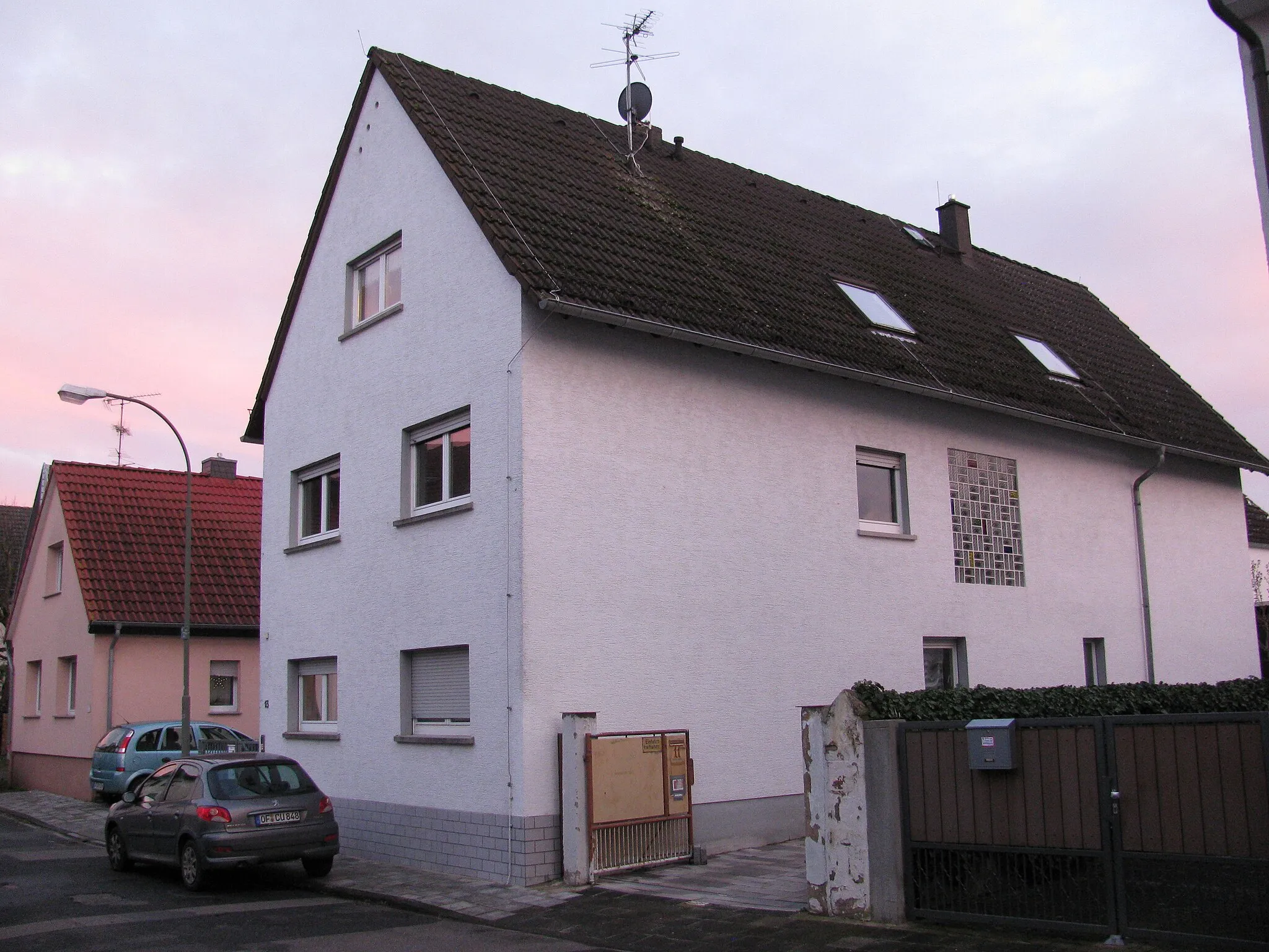 Photo showing: das Haus Obermainstraße 13 in Mühlheim am Main