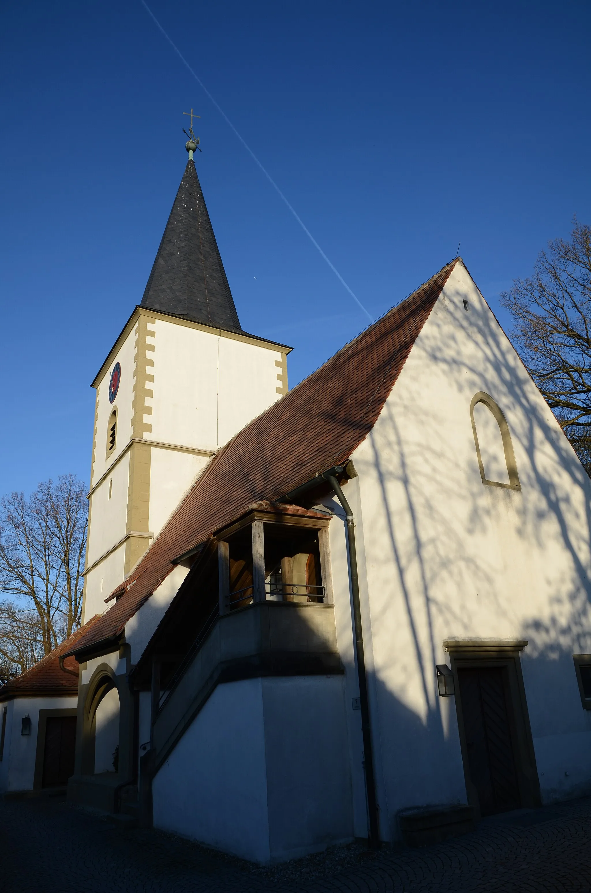 Photo showing: evang.-luth. Kirche St. Jakobus und Nikolaus in Gollachostheim