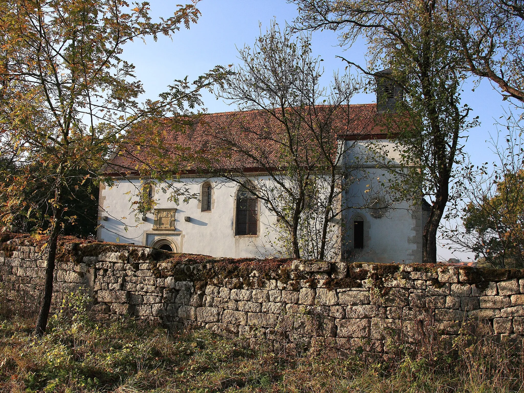 Photo showing: Die Kunigundenkapelle im Auber Ortsteil Burgerroth.