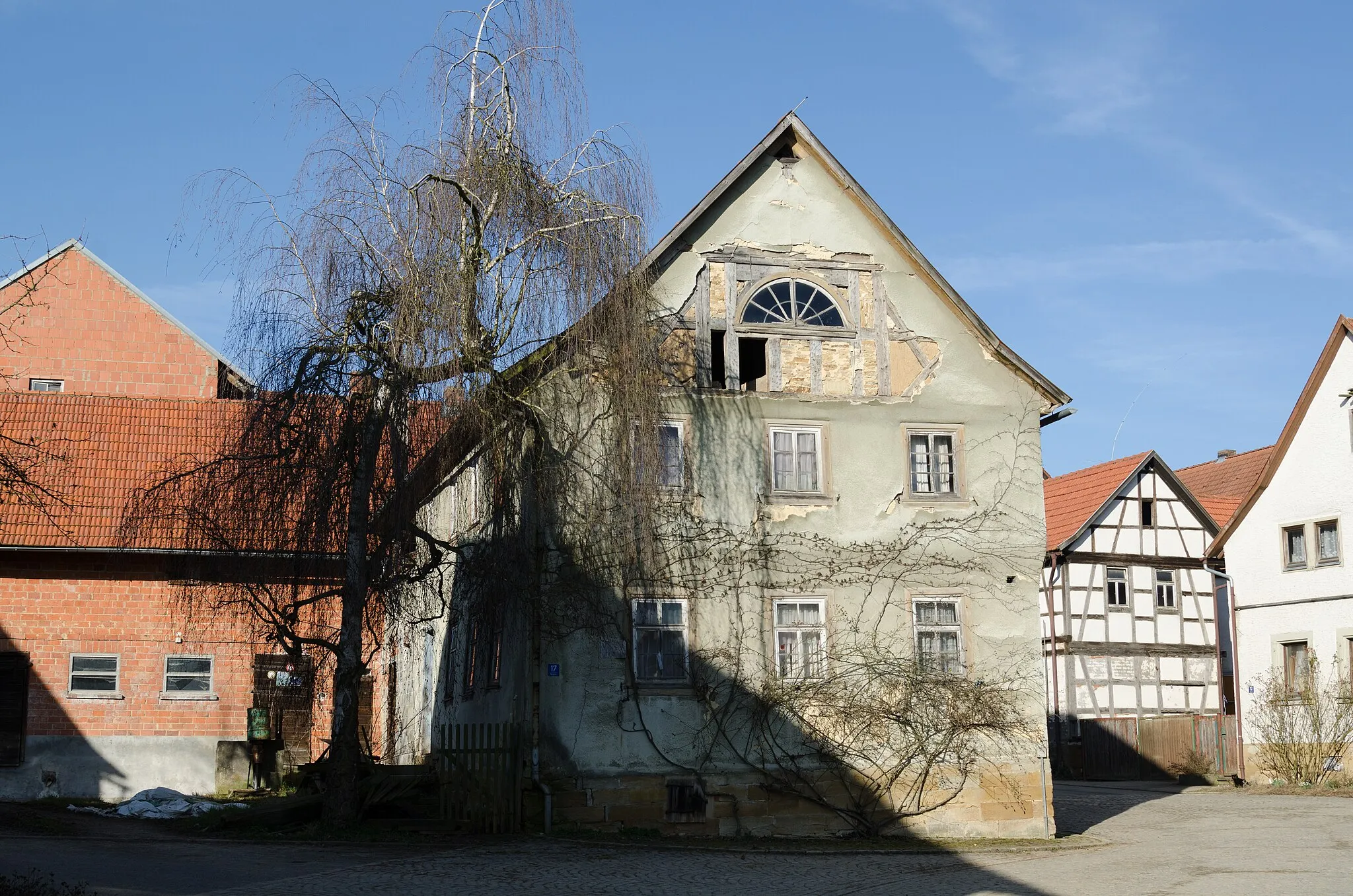 Photo showing: Hendungen, Rappershausen, Dorfplatz 17