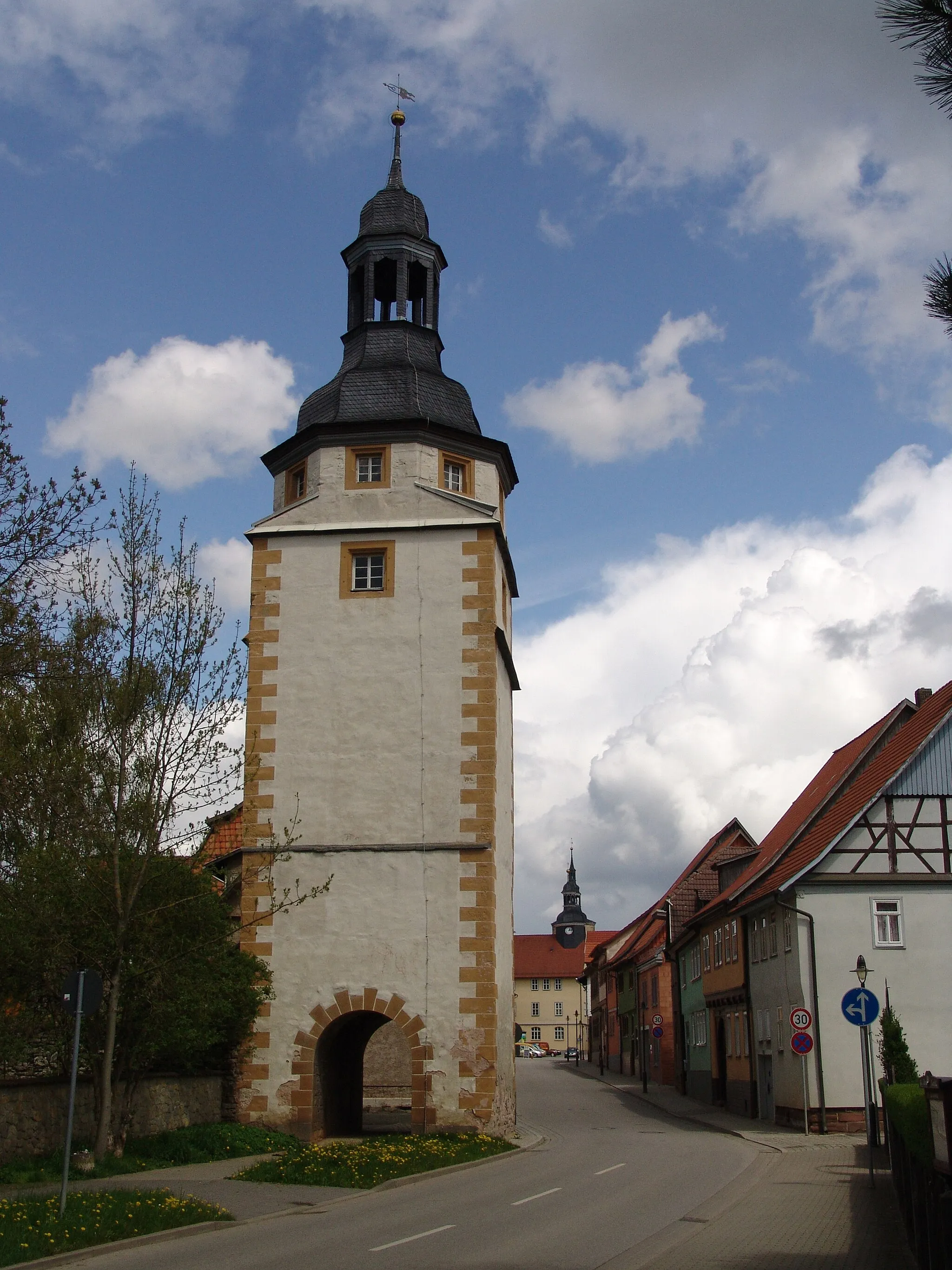 Photo showing: Römhild-Stadtturm
