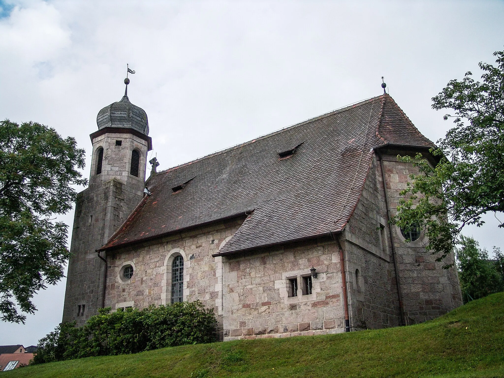 Photo showing: Völkersleier, Evangelische Kirche
