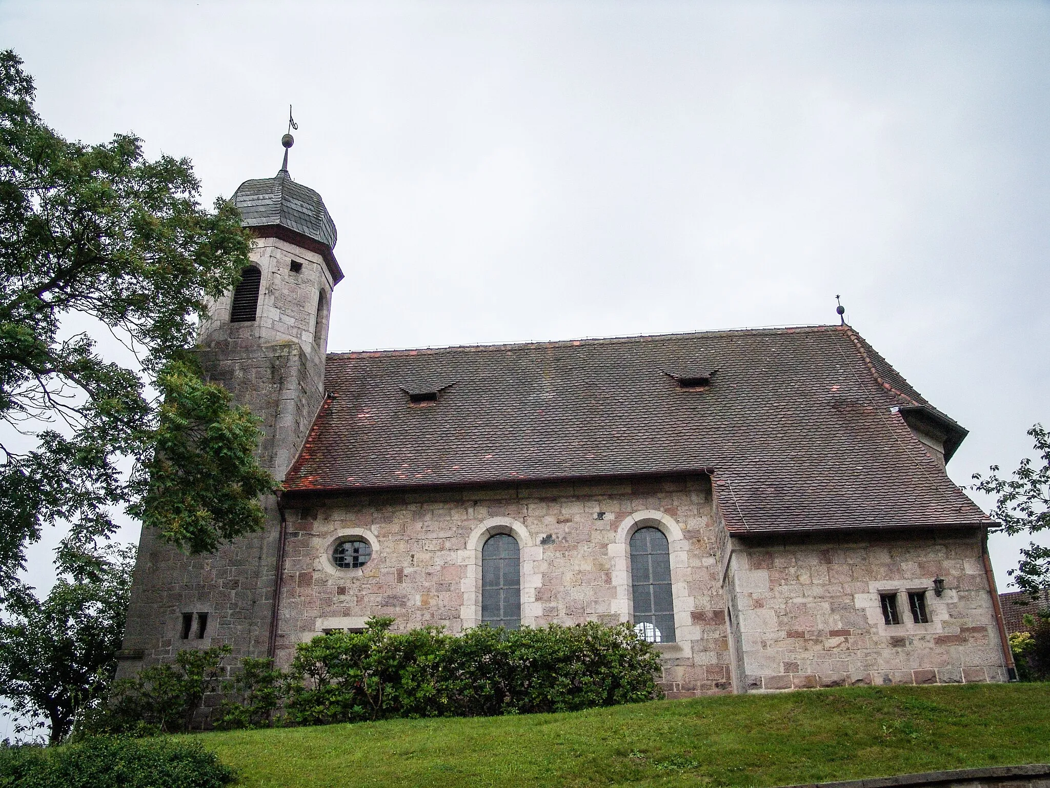 Photo showing: Völkersleier, Evangelische Kirche