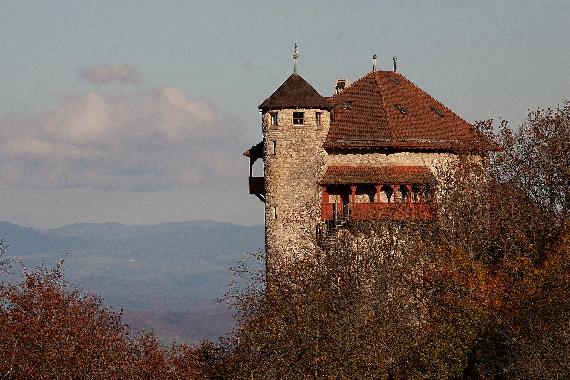 Photo showing: Burg Rotberg bei Metzerlen (SO)
