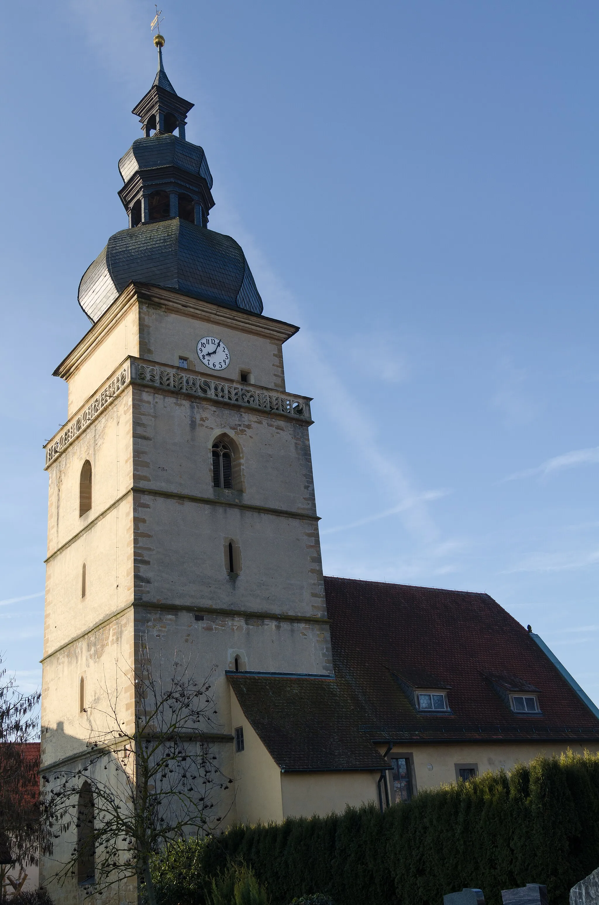 Photo showing: Höchheim, Irmelshausen, Ev. Kirche