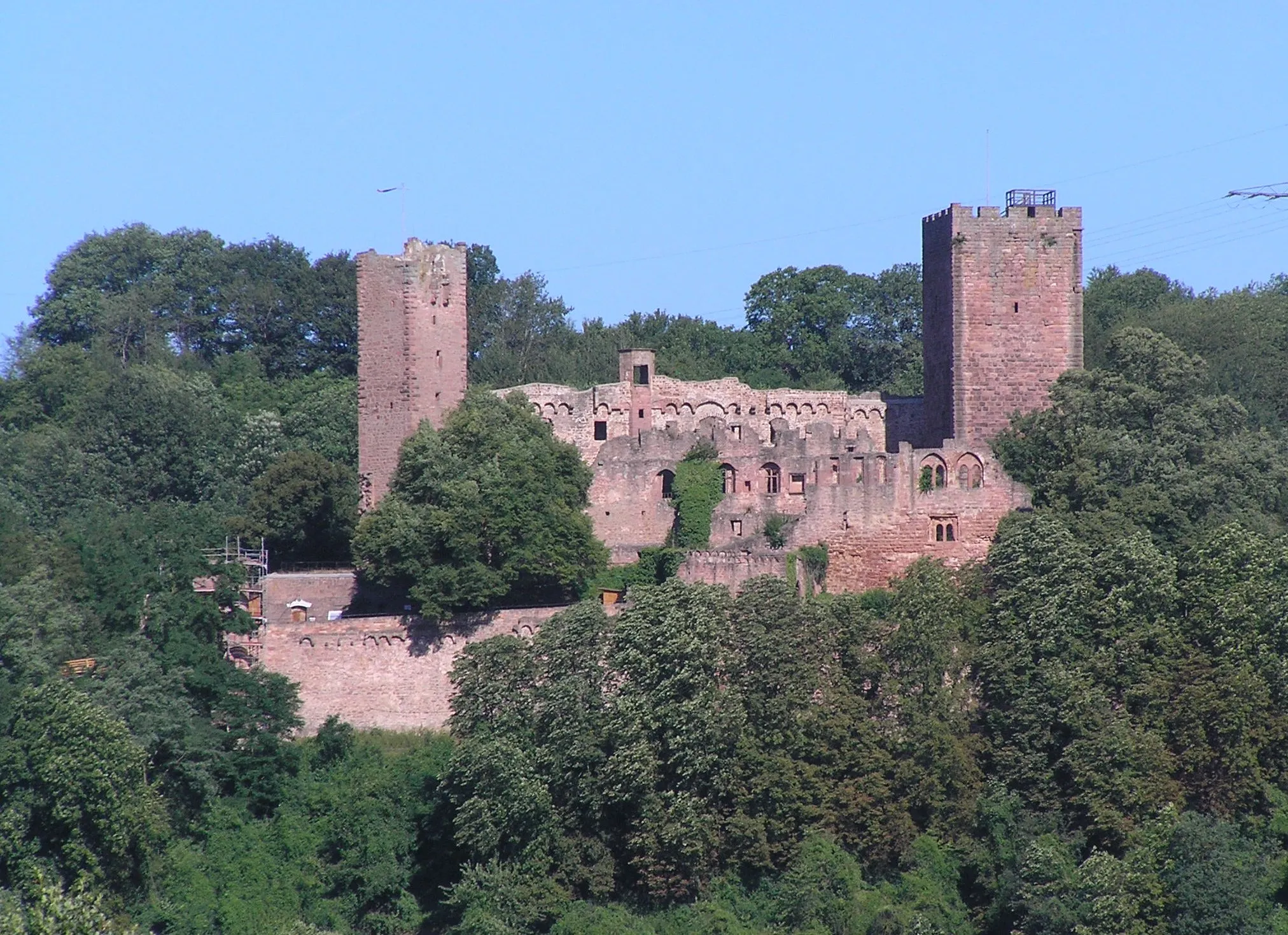 Photo showing: Henneburg bei Stadtprozelten