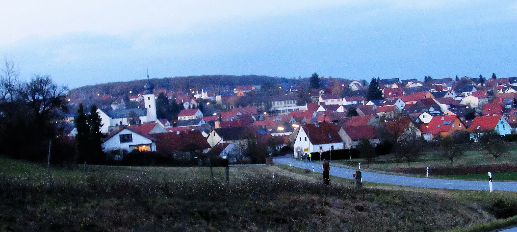 Photo showing: Rottershausen von Südwesten