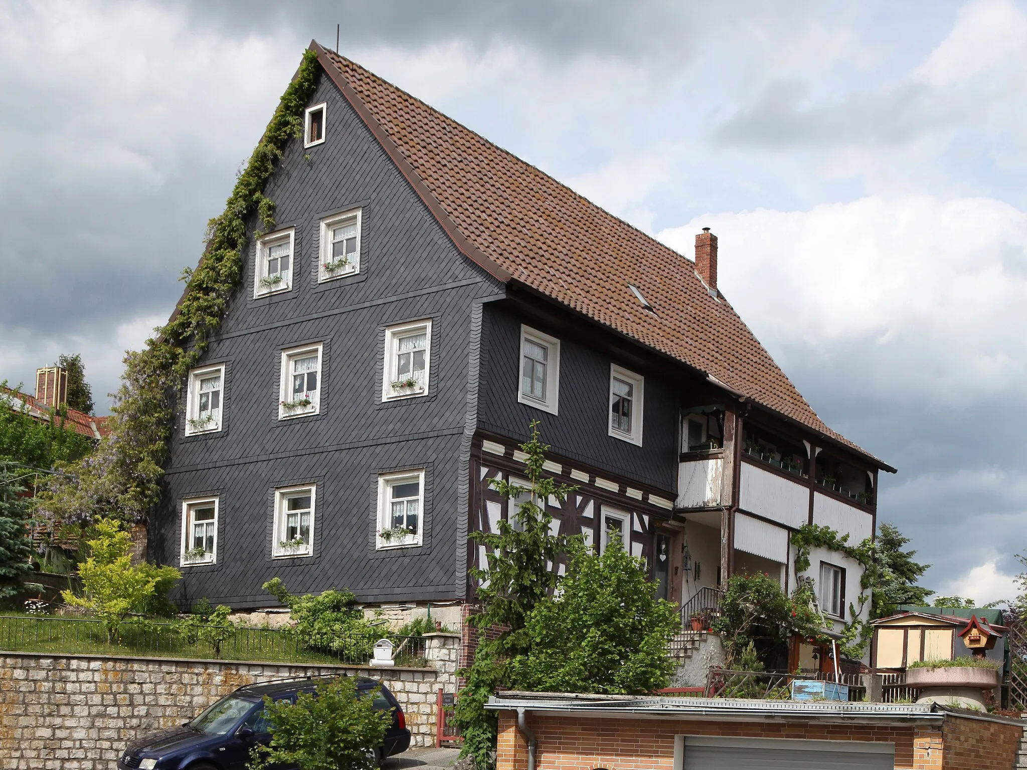 Photo showing: Grub am Forst, Fachwerkhaus