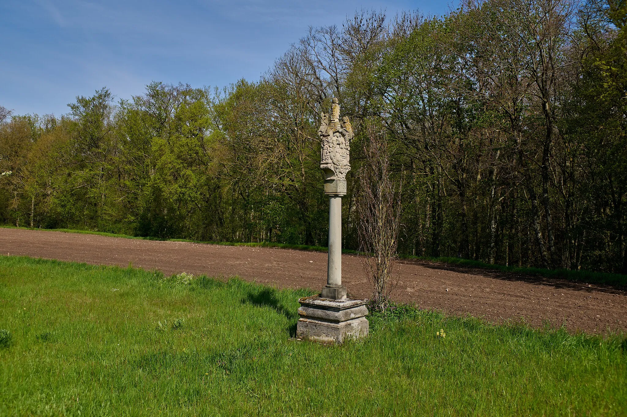 Photo showing: Michelau im Steigerwald: Prüßberg, Bildstock, D-6-78-157-31