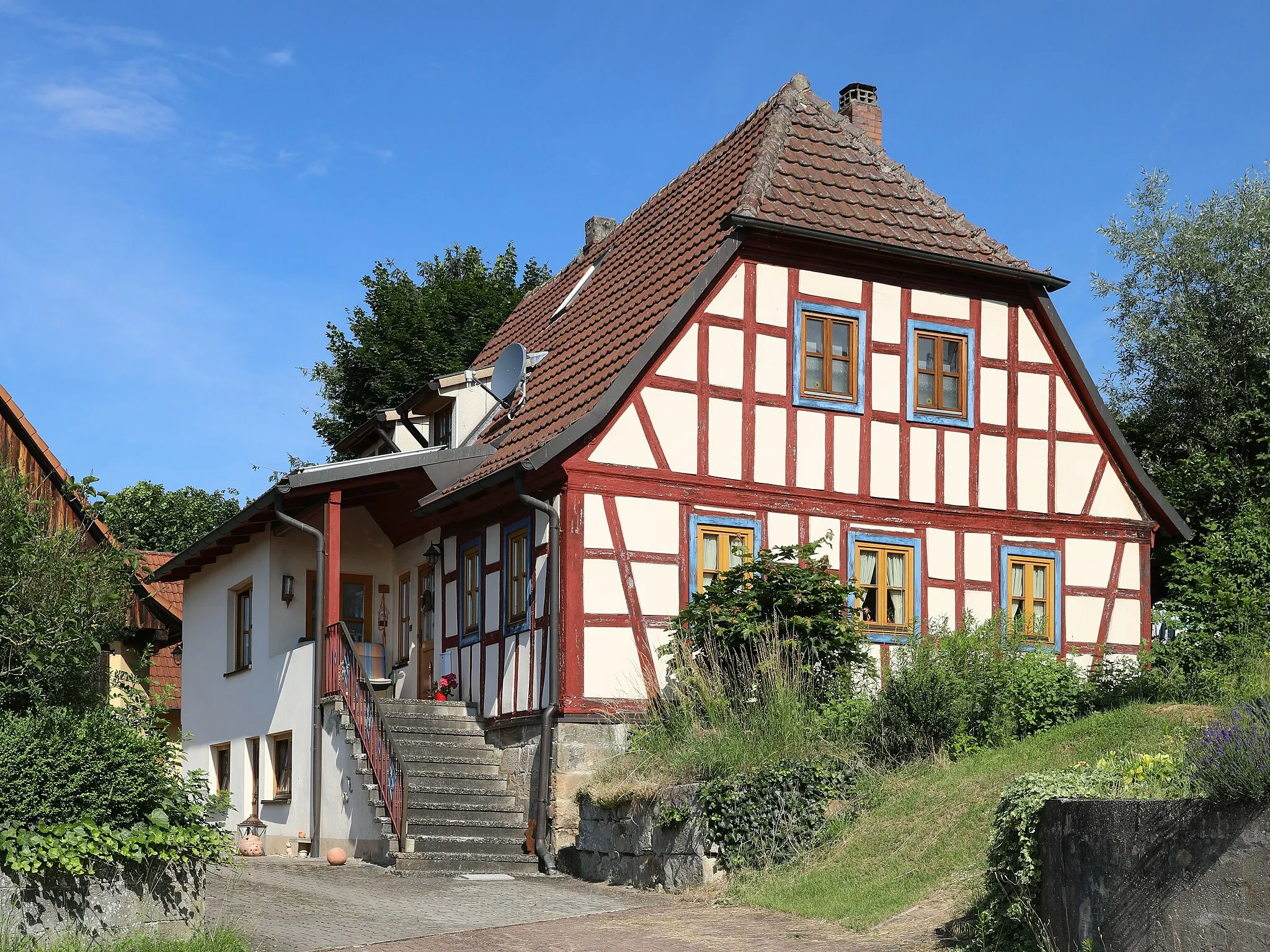 Photo showing: Bauernhaus in Eggenbach, Ebensfeld