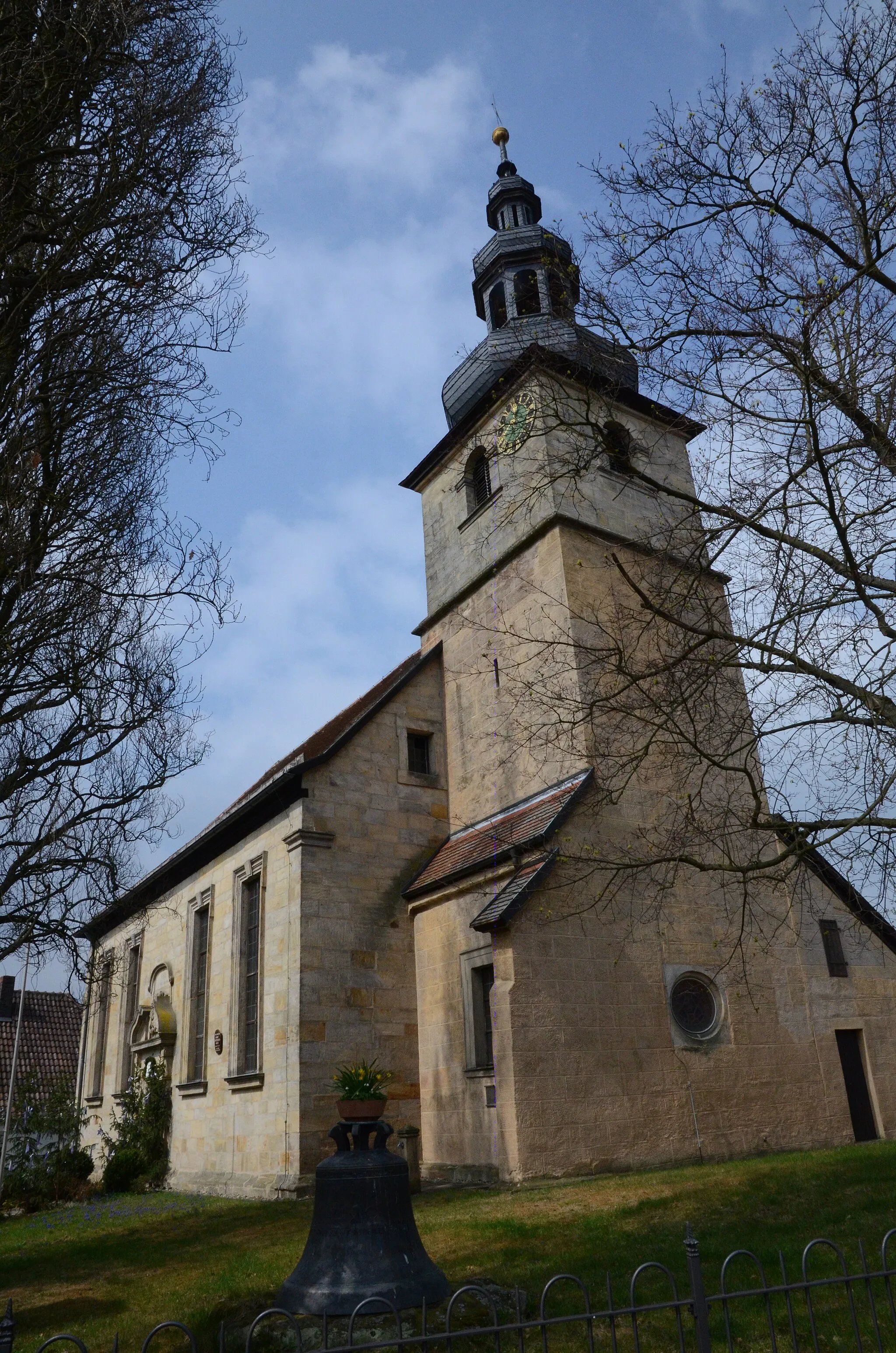 Photo showing: evang.-luth. Kirche St. Bartholomäus in Memmelsdorf in Ufr.