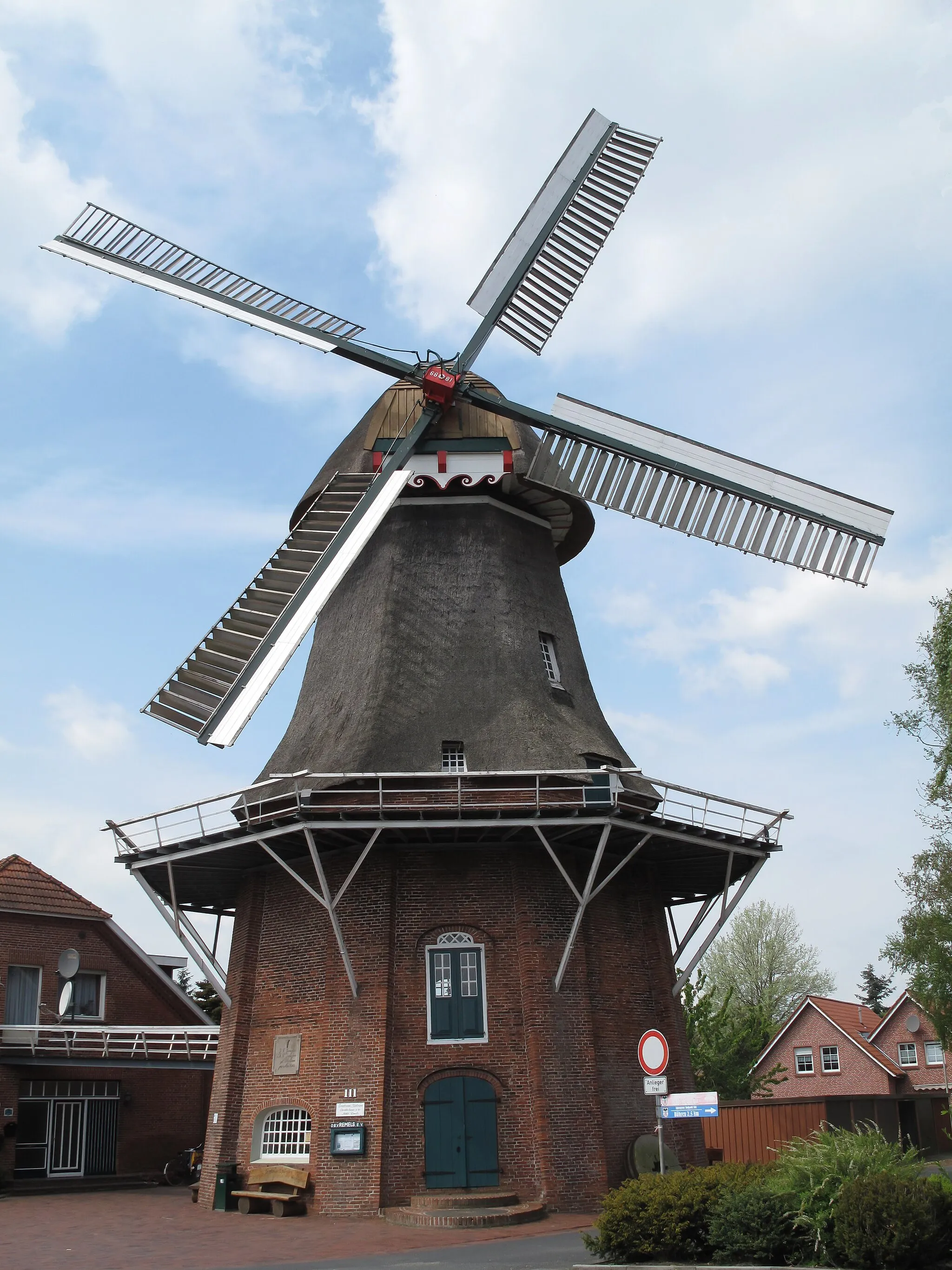 Photo showing: Remels, windmill