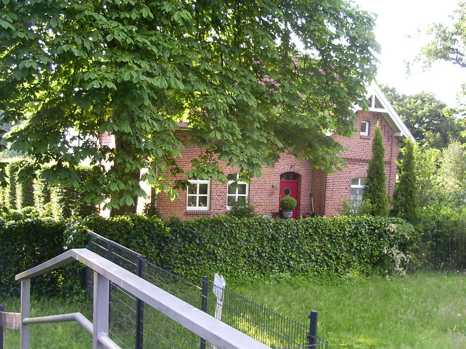 Photo showing: Hanekenfähr, sluis in het Eems-Vecht-kanaal, monumentale sluiswachterswoning