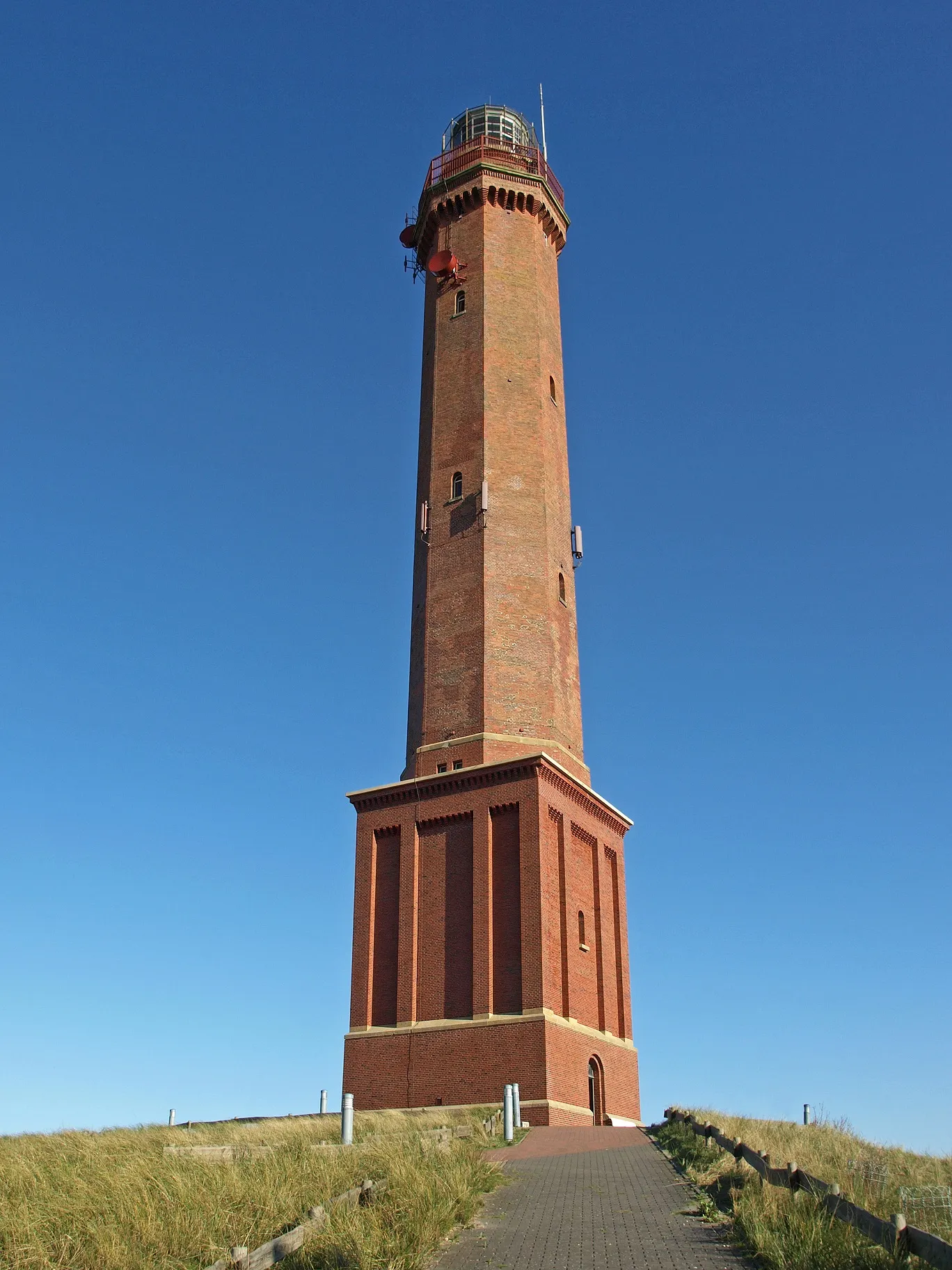 Photo showing: Leuchtturm Norderney - in Betrieb seit 1874